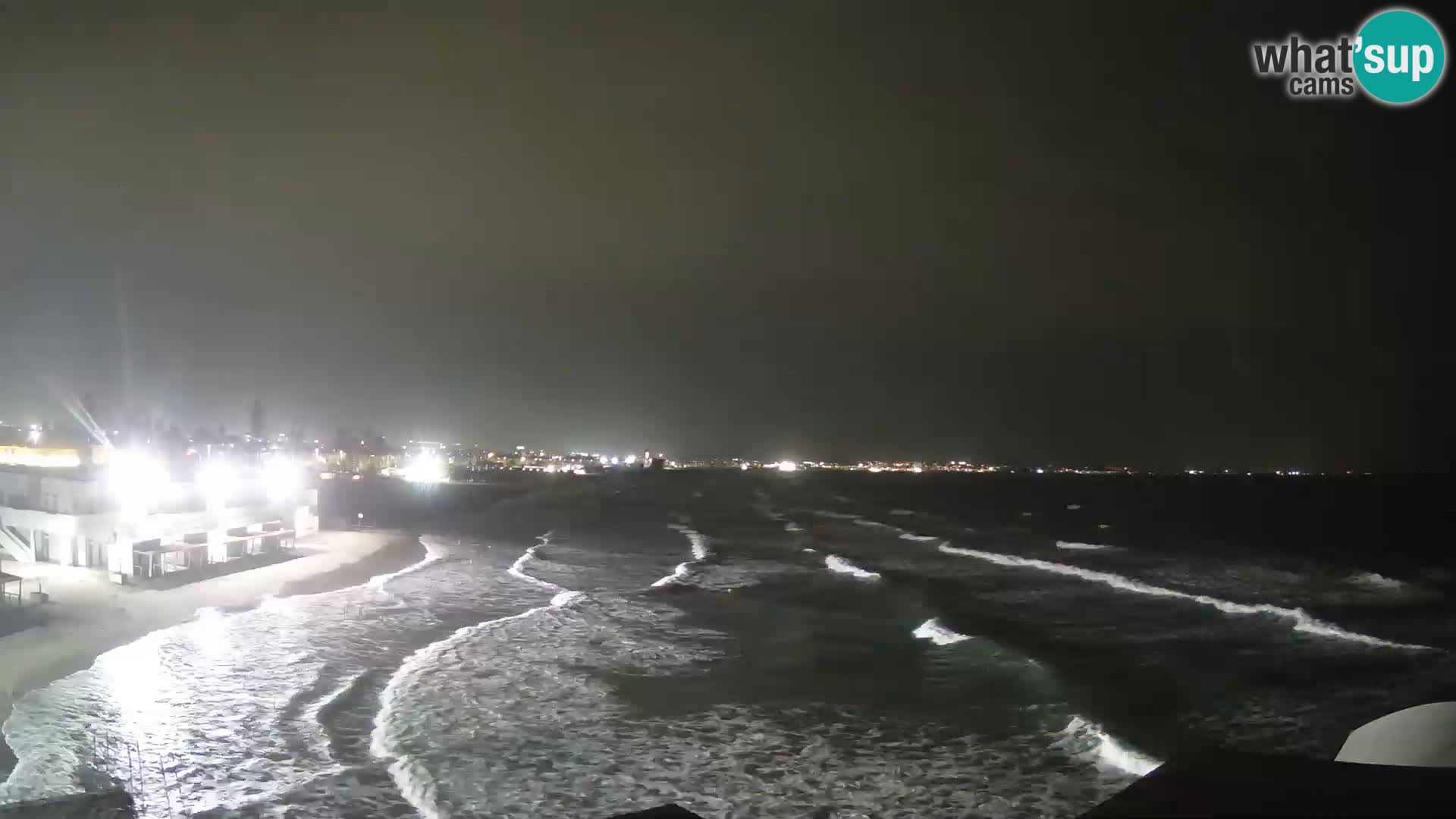 Web kamera uživo Cagliarski zaljev – plaža Poetto – Sardinija
