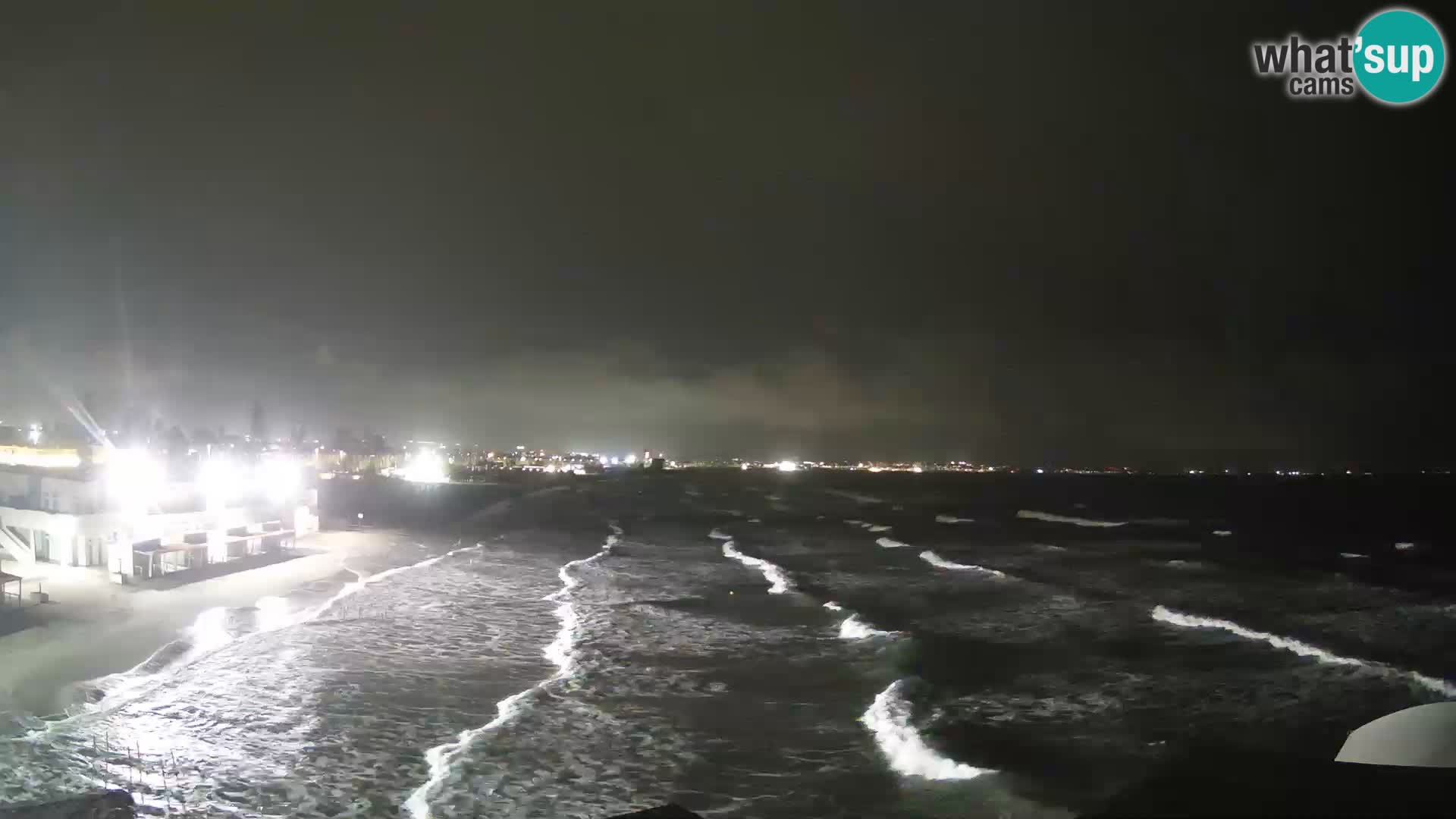 Web kamera uživo Cagliarski zaljev – plaža Poetto – Sardinija