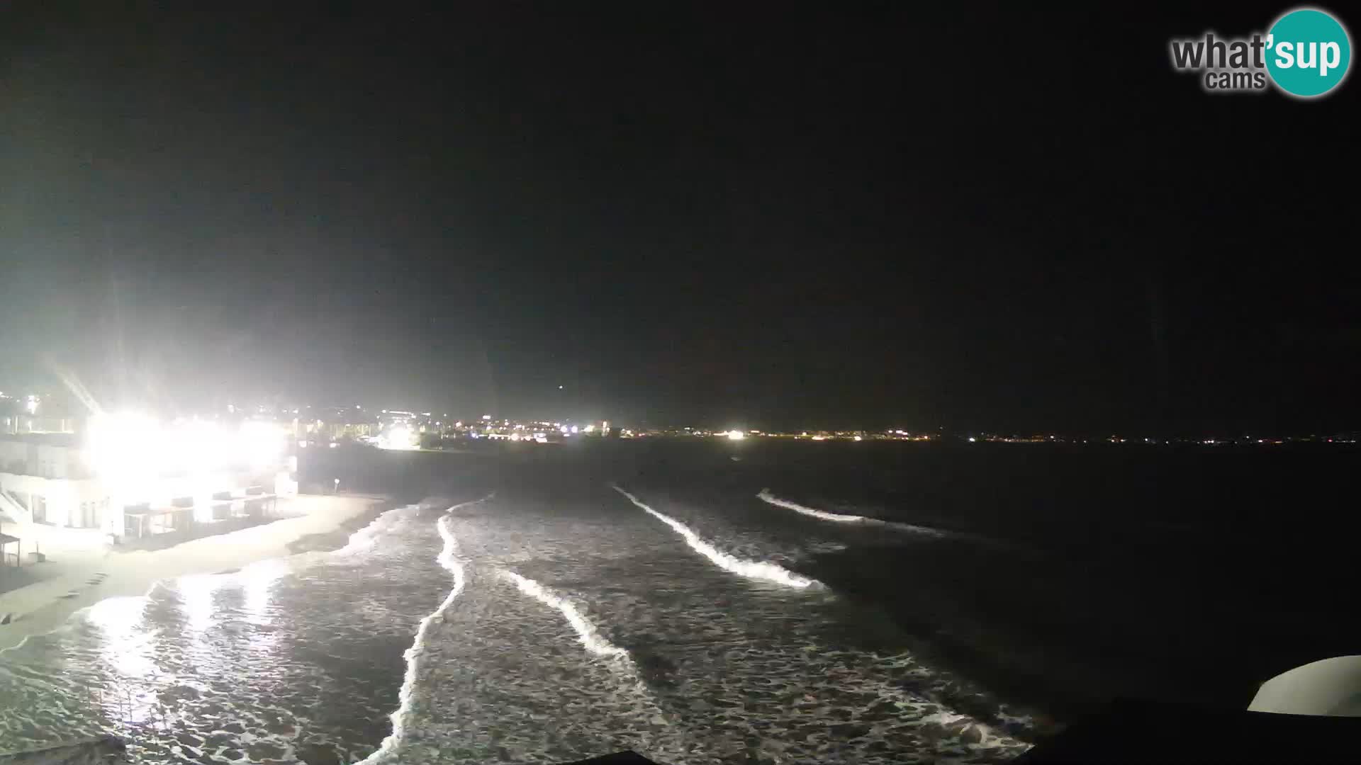 Web kamera uživo Cagliarski zaljev – plaža Poetto – Sardinija