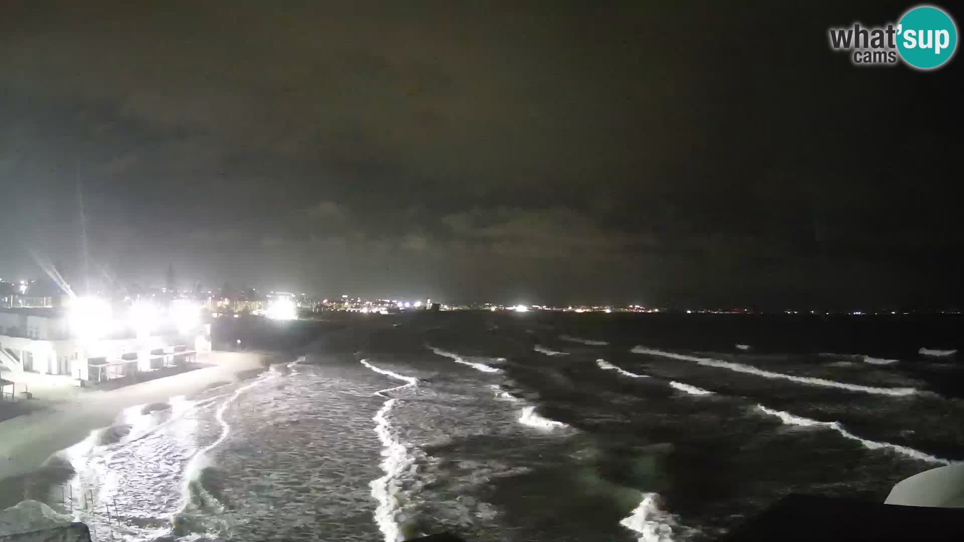 Camera en vivo Golfo de Cagliari – Playa del Poetto – Cerdeña