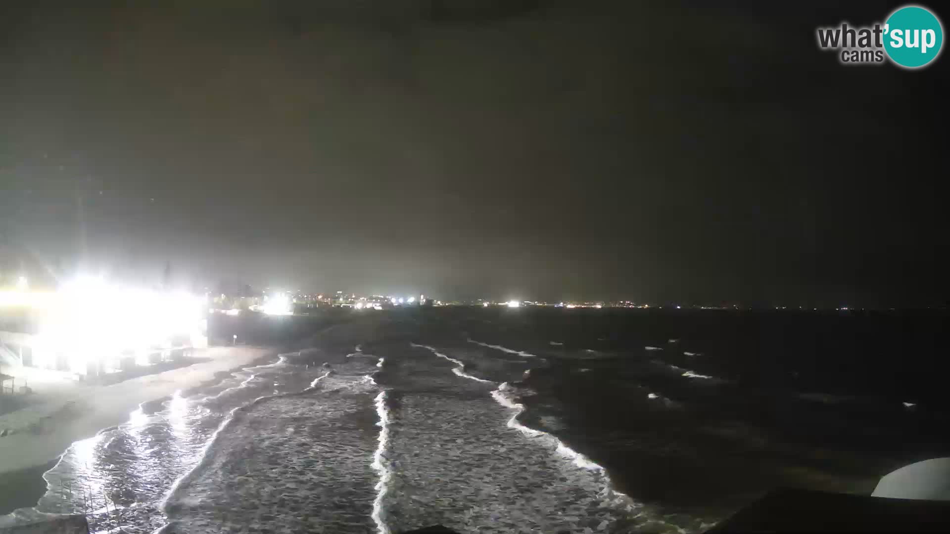 Web kamera uživo Cagliarski zaljev – plaža Poetto – Sardinija