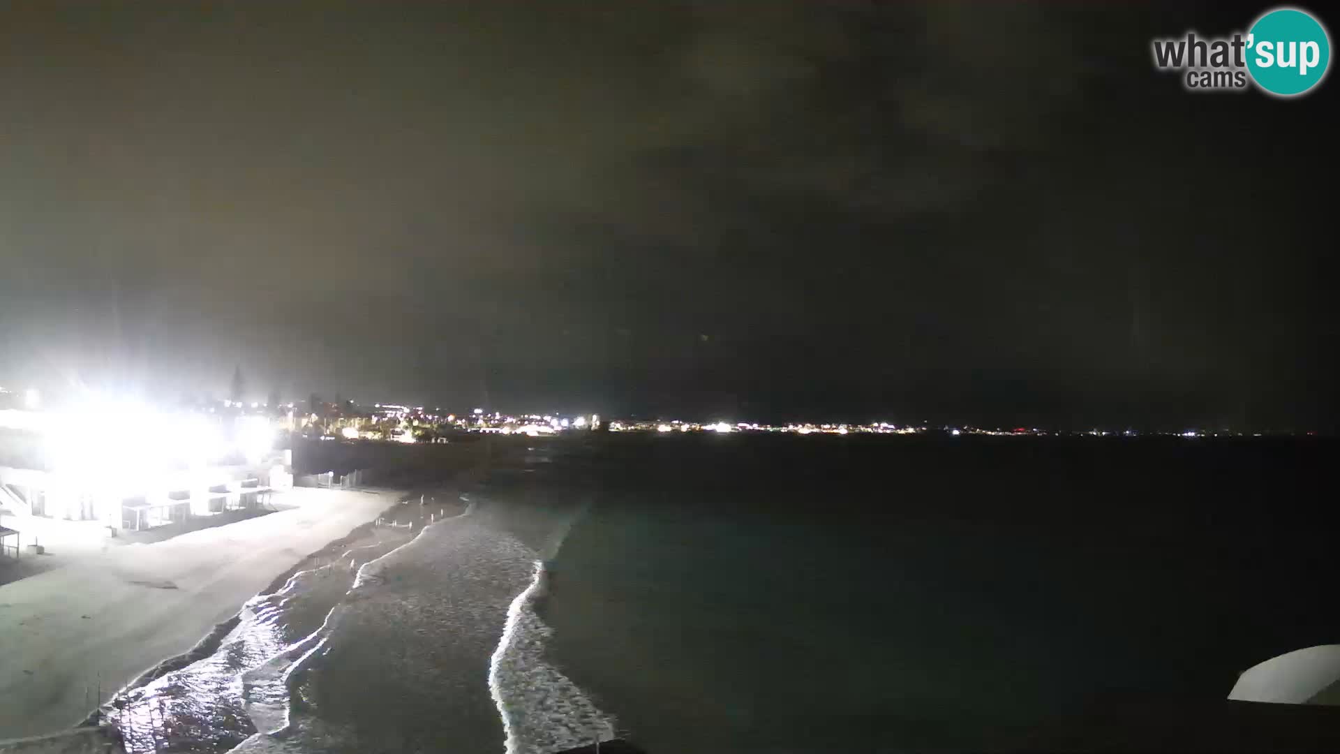 Webcam en direct Golfe de Cagliari – Plage du Poetto – Sardaigne