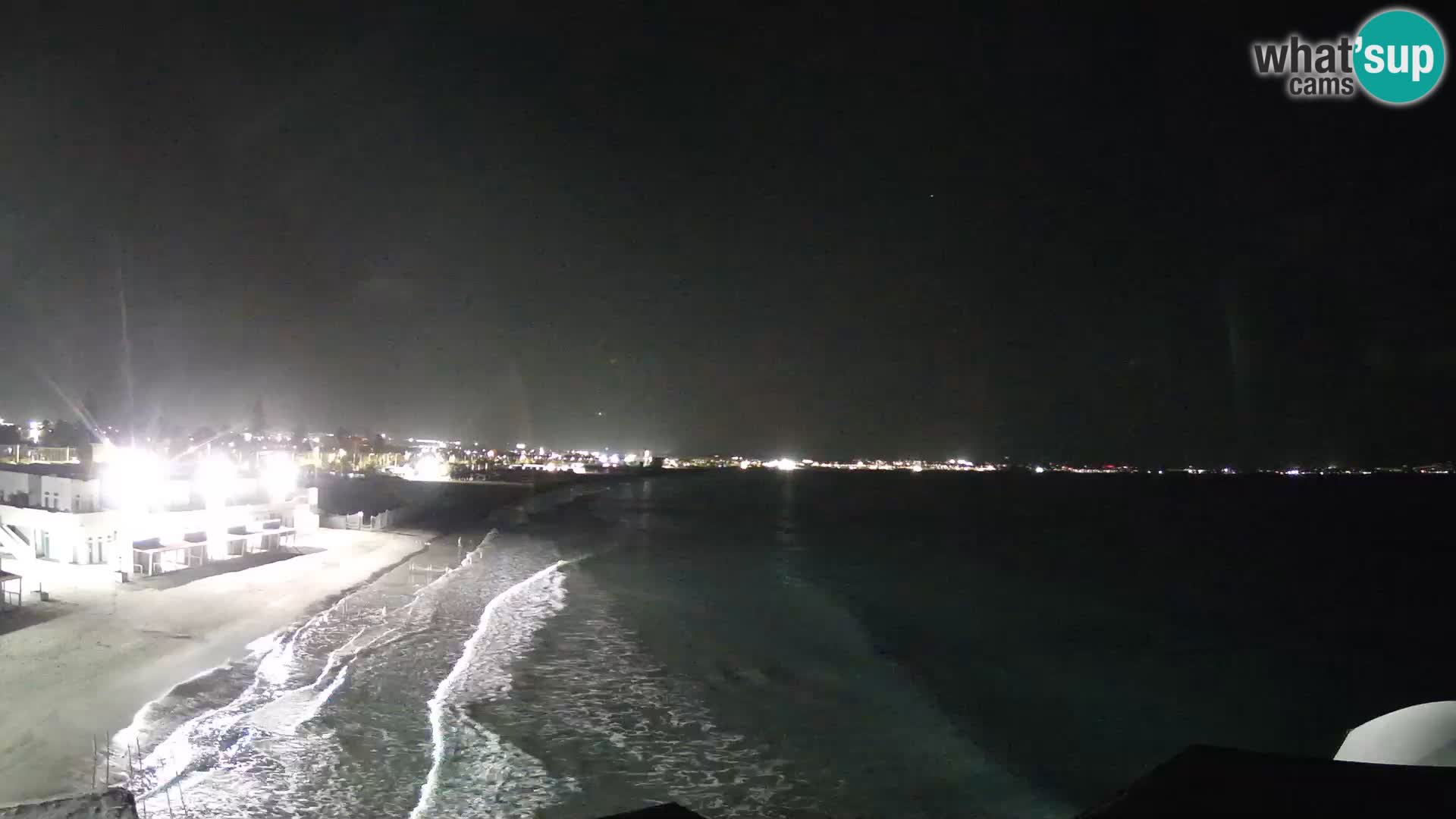 Web kamera uživo Cagliarski zaljev – plaža Poetto – Sardinija