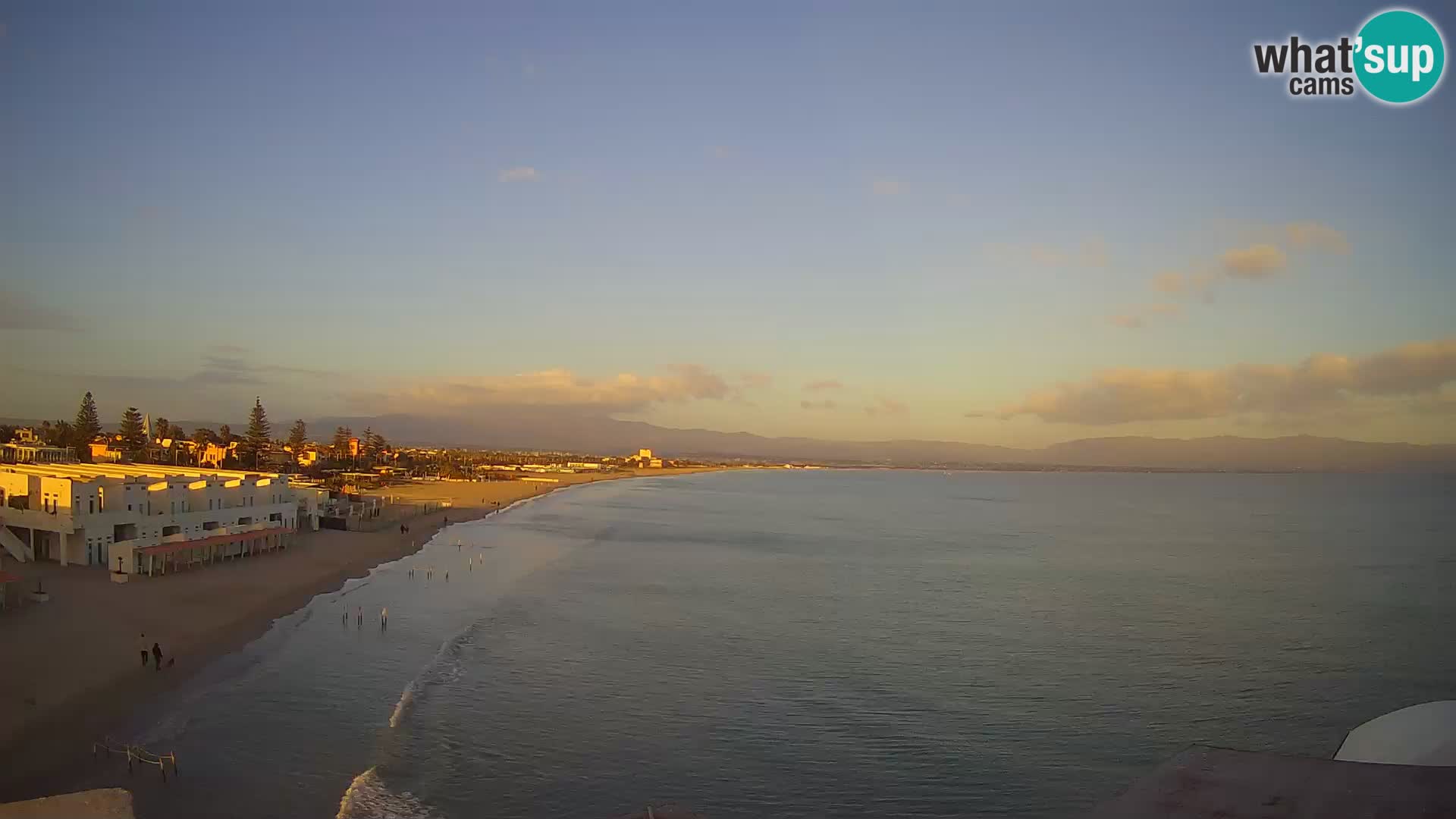 Live Webcam Golfo di Cagliari – Spiaggia del Poetto – Sardegna