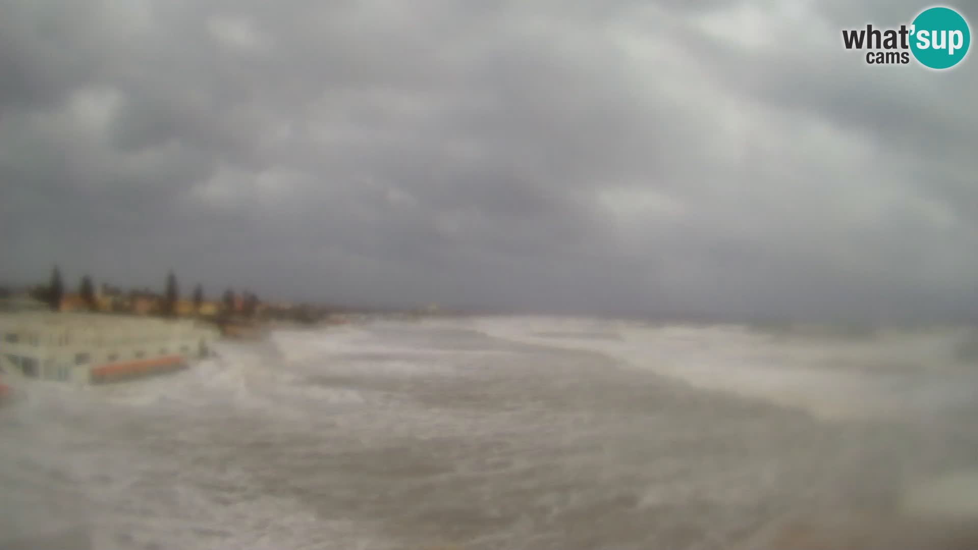 Camera en vivo Golfo de Cagliari – Playa del Poetto – Cerdeña