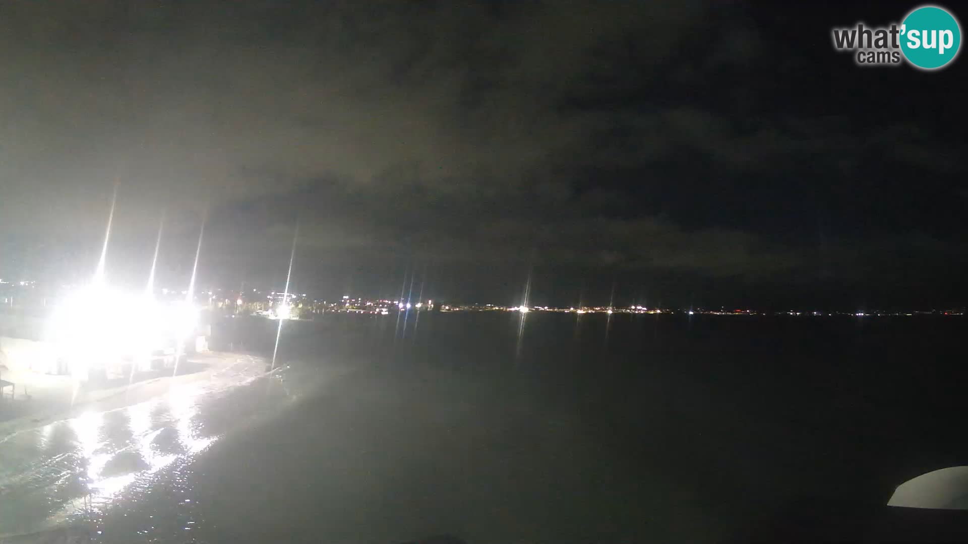 Spletna kamera v živo Cagliarski zaliv – plaža Poetto – Sardinija