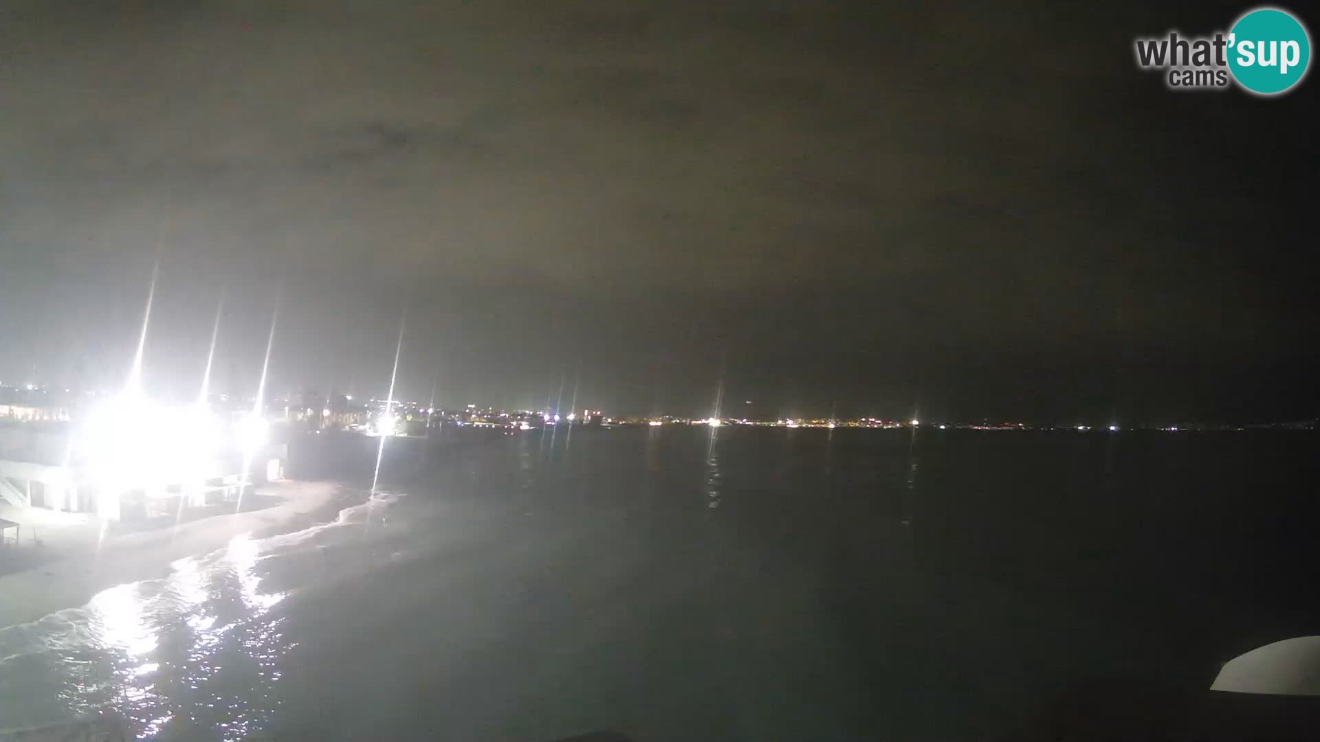 Webcam en direct Golfe de Cagliari – Plage du Poetto – Sardaigne