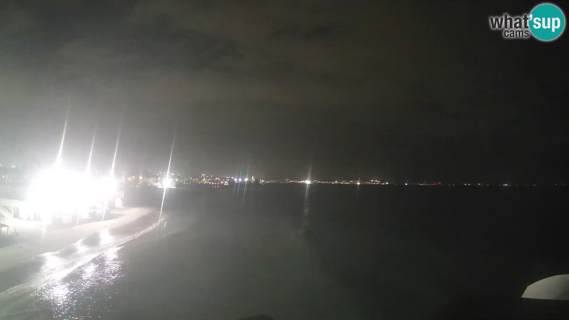 Webcam en direct Golfe de Cagliari – Plage du Poetto – Sardaigne