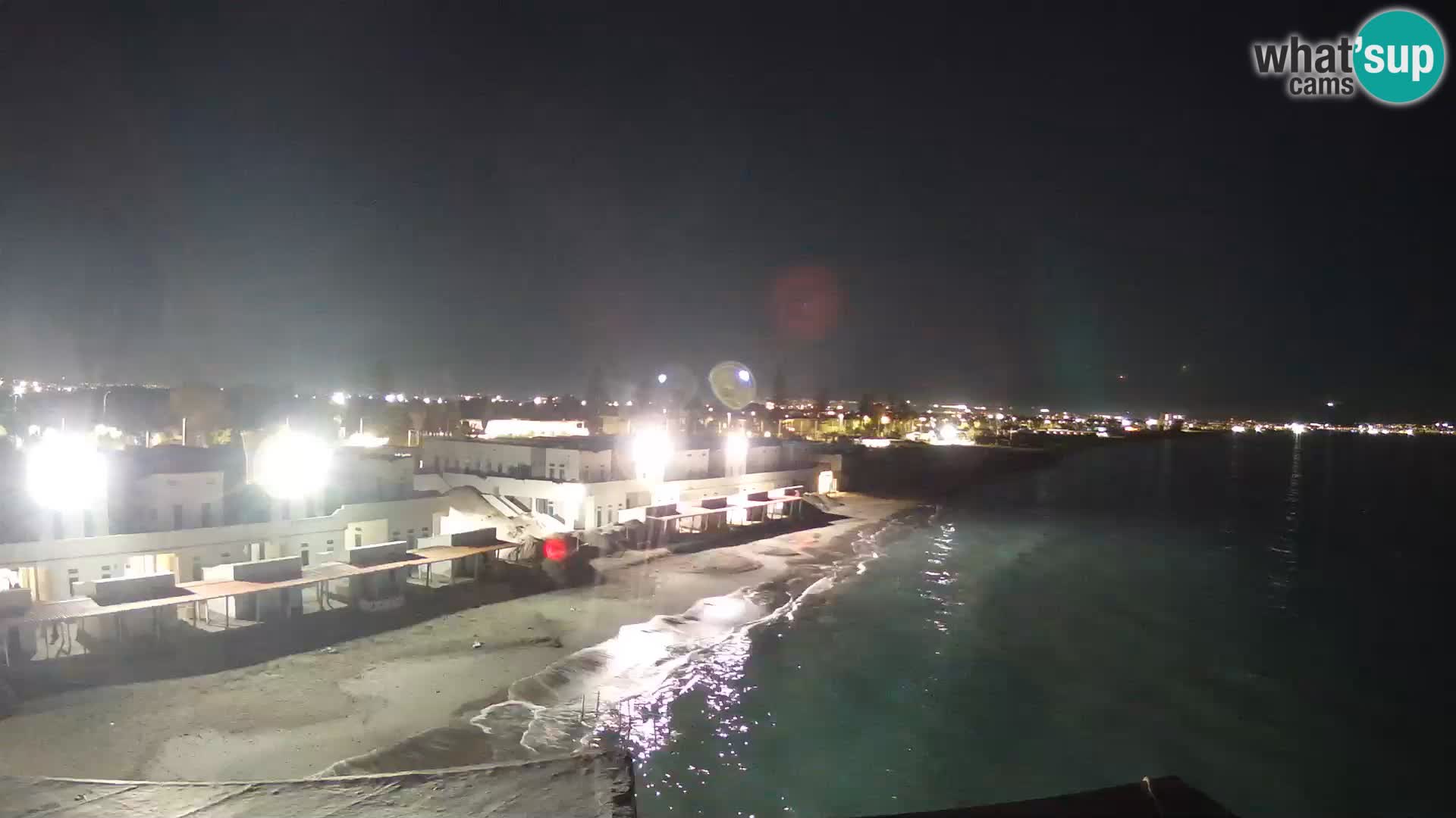 Camera en vivo Golfo de Cagliari – Playa del Poetto – Cerdeña