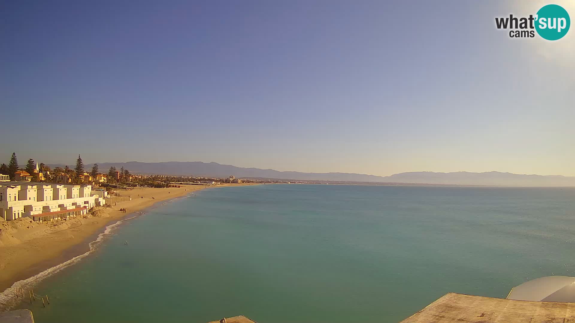 Live Webcam Golf von Cagliari – Strand Poetto – Sardinien