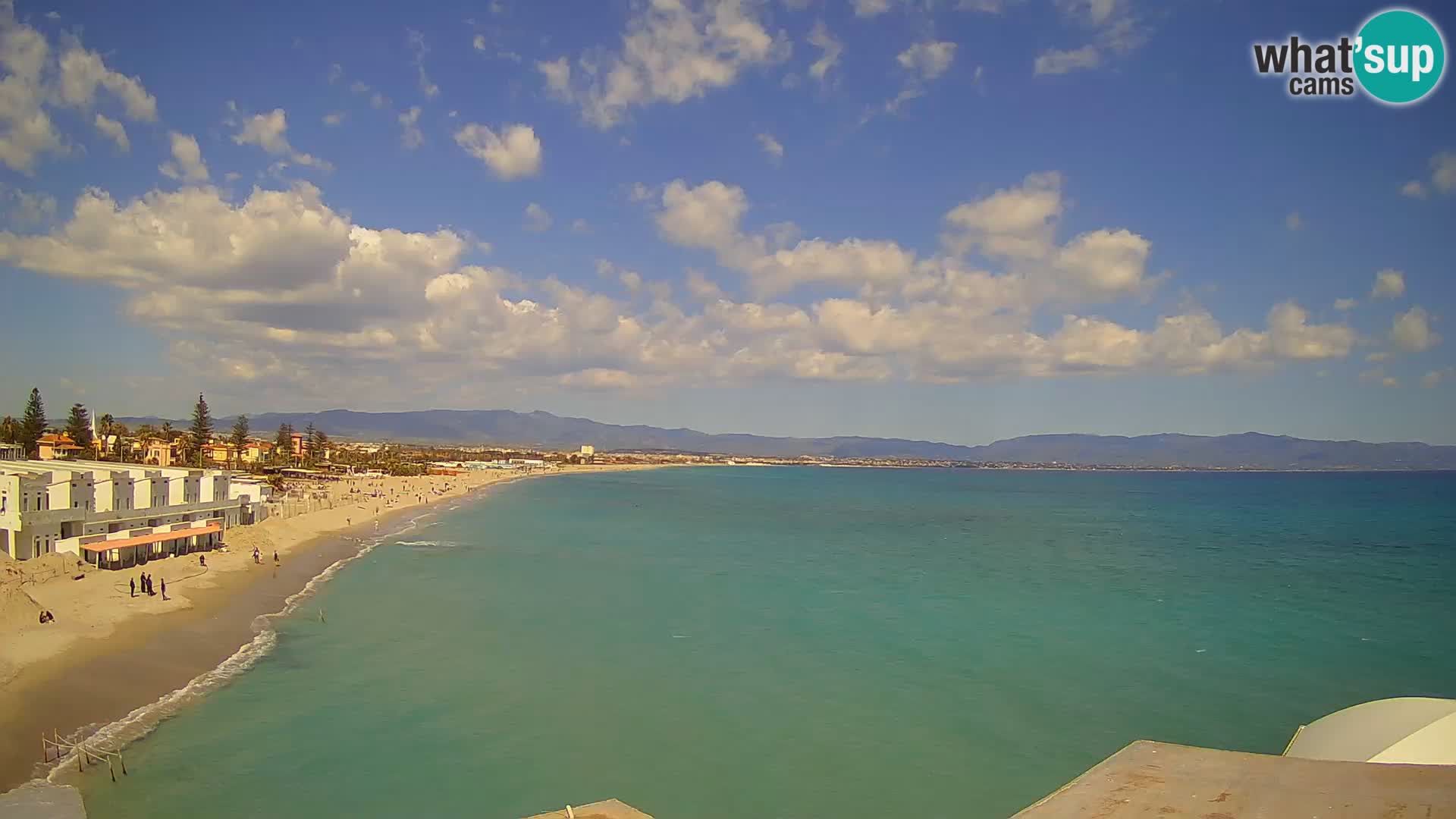 Live Webcam Golf von Cagliari – Strand Poetto – Sardinien