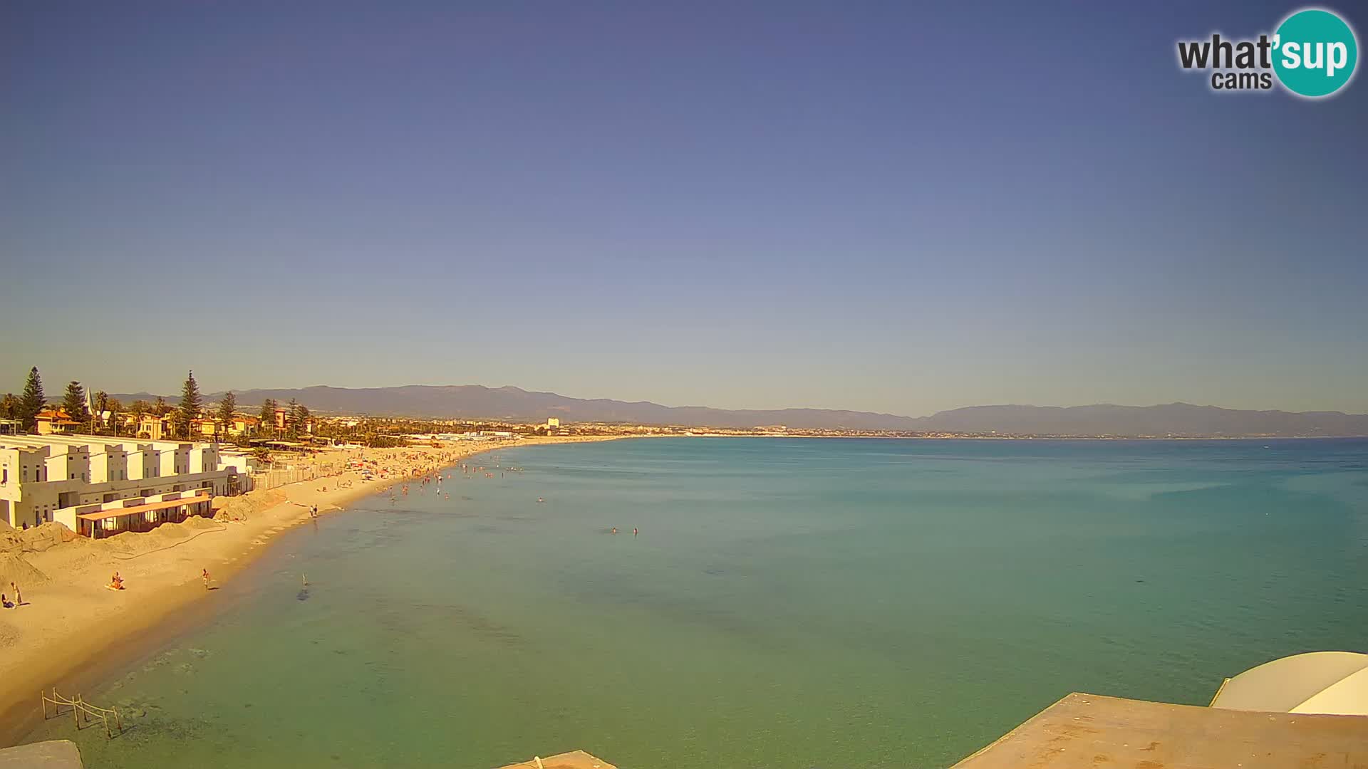 Live Webcam Gulf of Cagliari – Poetto beach – Sardinia