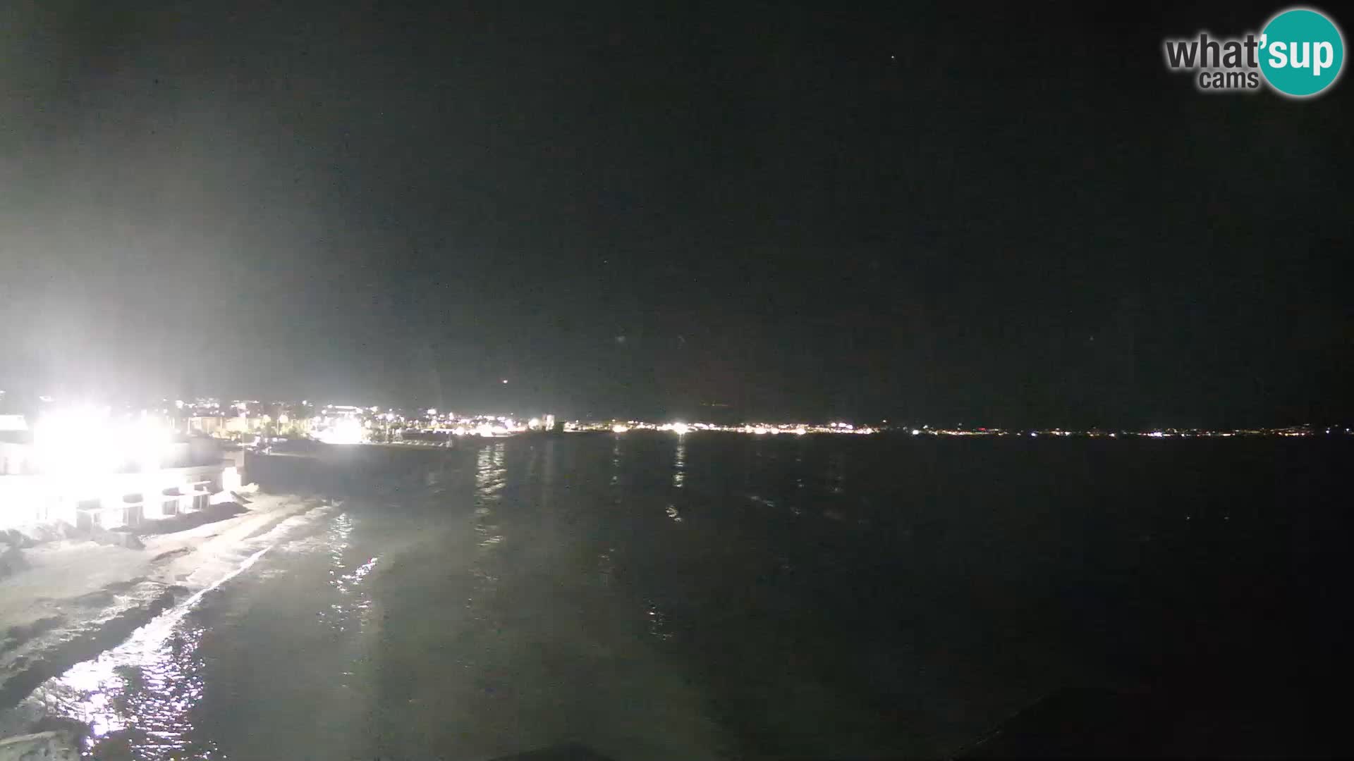 Camera en vivo Golfo de Cagliari – Playa del Poetto – Cerdeña