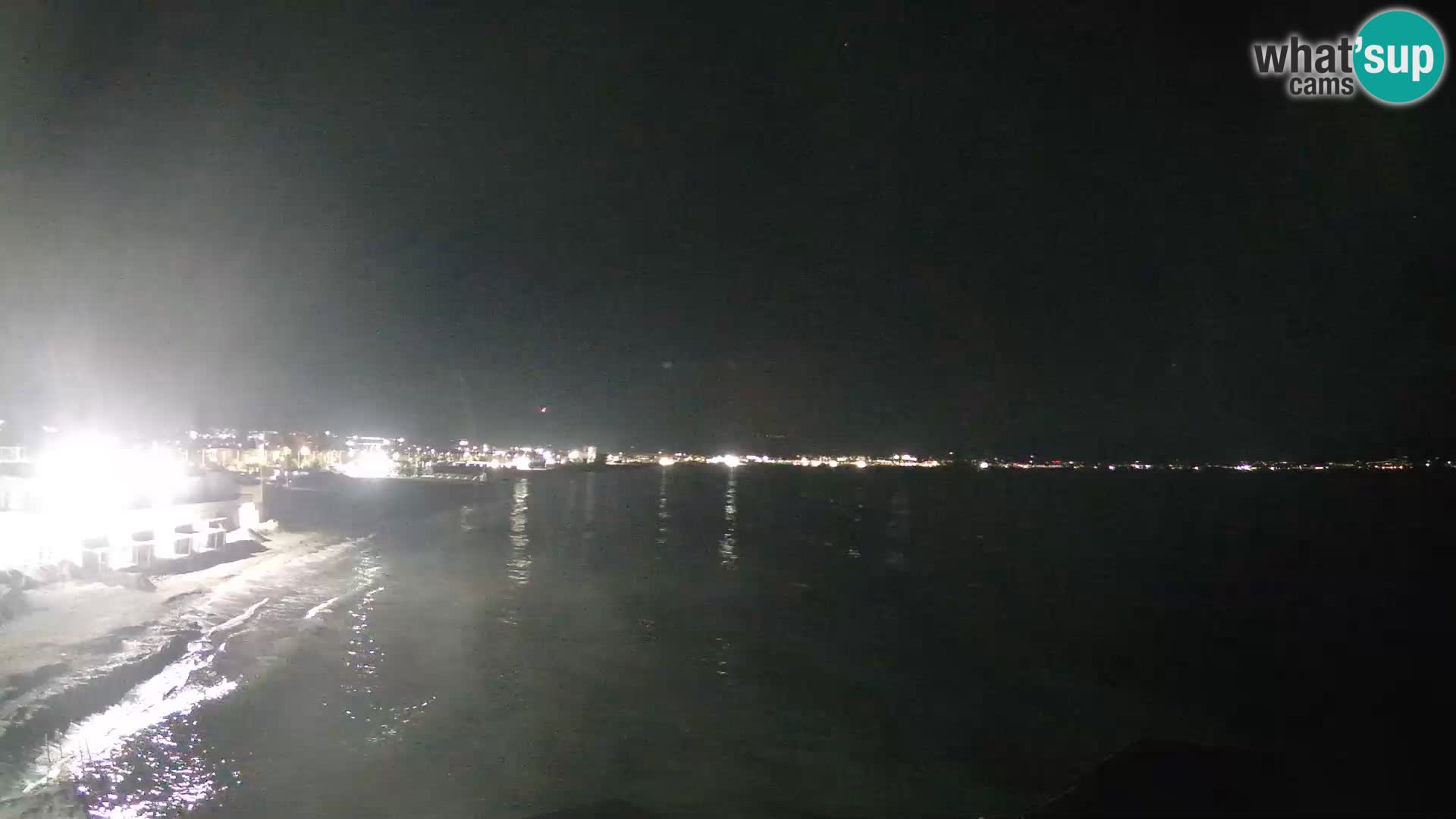 Camera en vivo Golfo de Cagliari – Playa del Poetto – Cerdeña