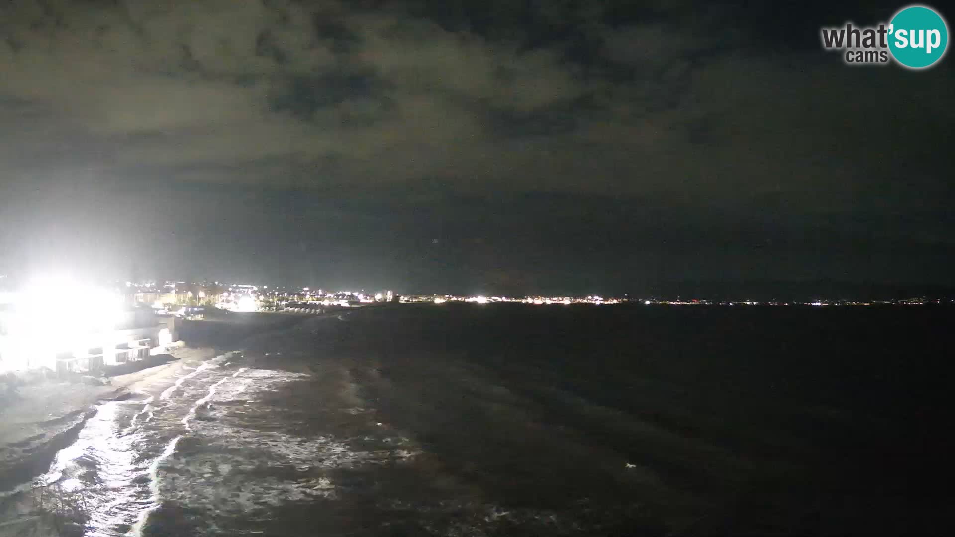 Web kamera uživo Cagliarski zaljev – plaža Poetto – Sardinija