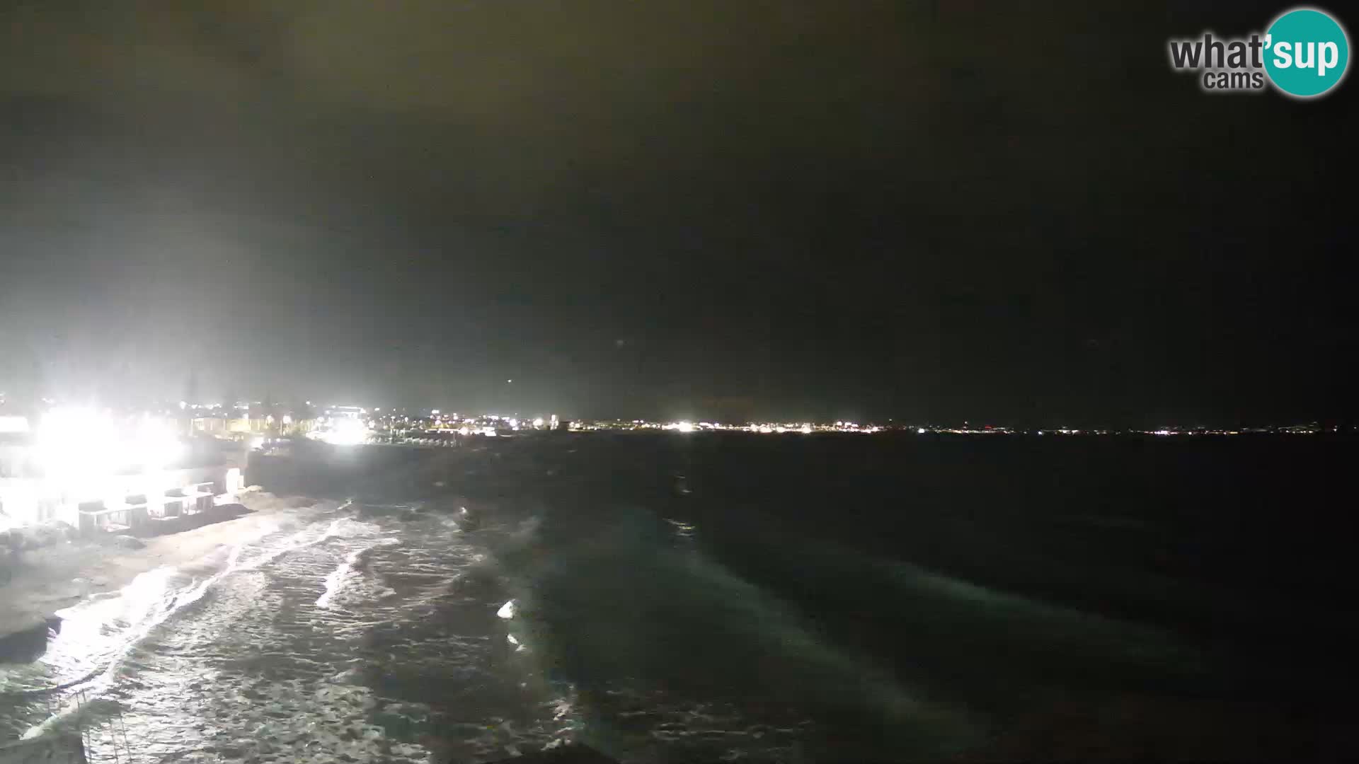 Webcam en direct Golfe de Cagliari – Plage du Poetto – Sardaigne