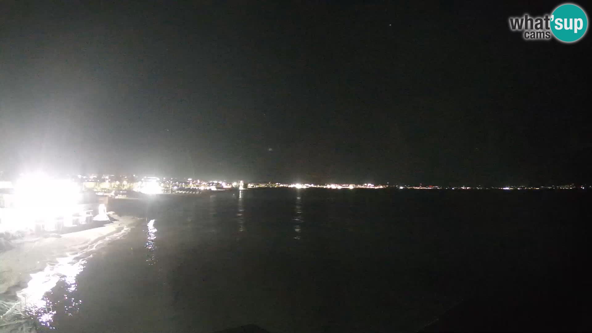 Webcam en direct Golfe de Cagliari – Plage du Poetto – Sardaigne