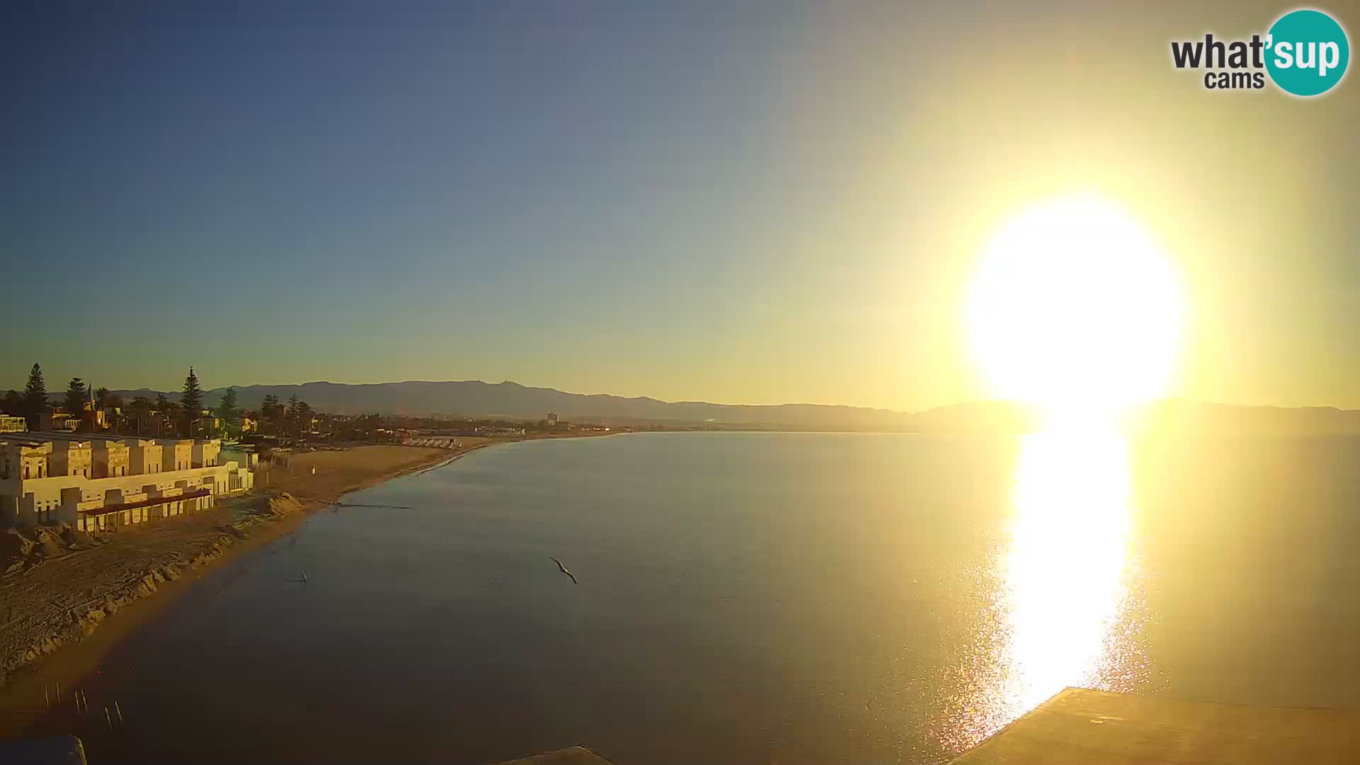 Live Webcam Gulf of Cagliari – Poetto beach – Sardinia