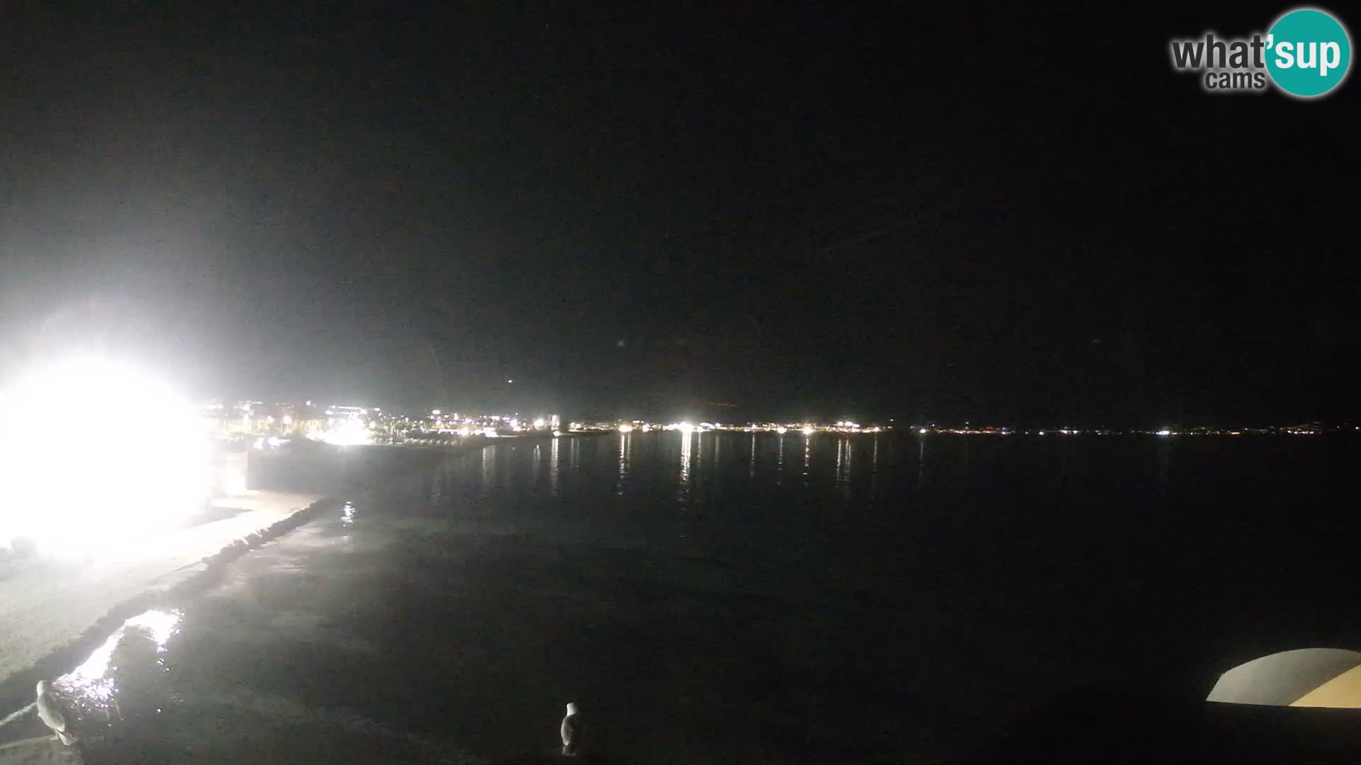 Spletna kamera v živo Cagliarski zaliv – plaža Poetto – Sardinija