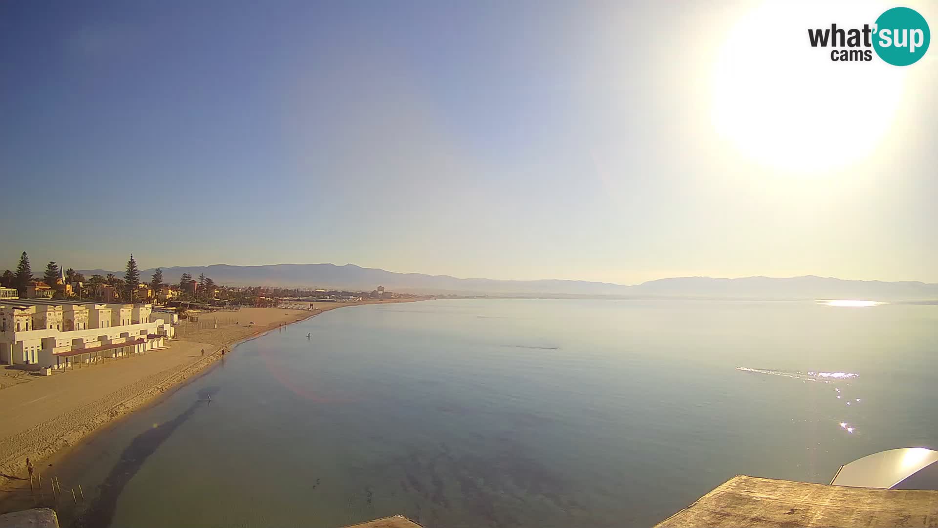 Live Webcam Gulf of Cagliari – Poetto beach – Sardinia