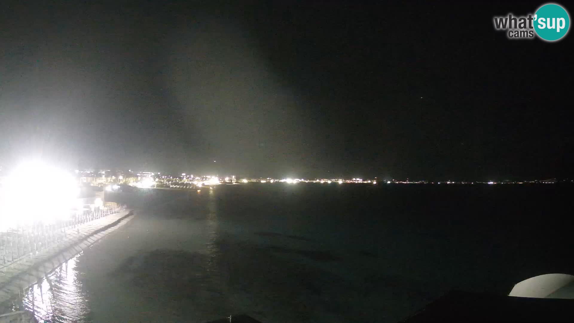 Webcam en direct Golfe de Cagliari – Plage du Poetto – Sardaigne