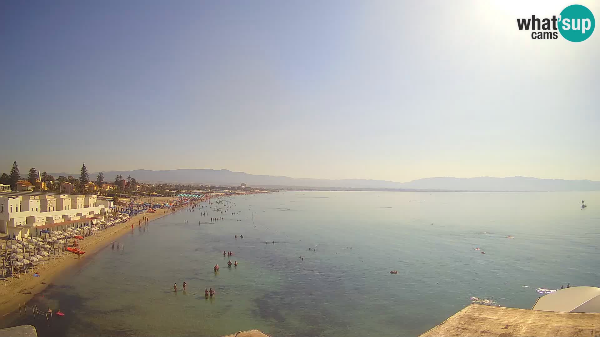 Live Webcam Golfo di Cagliari – Spiaggia del Poetto – Sardegna