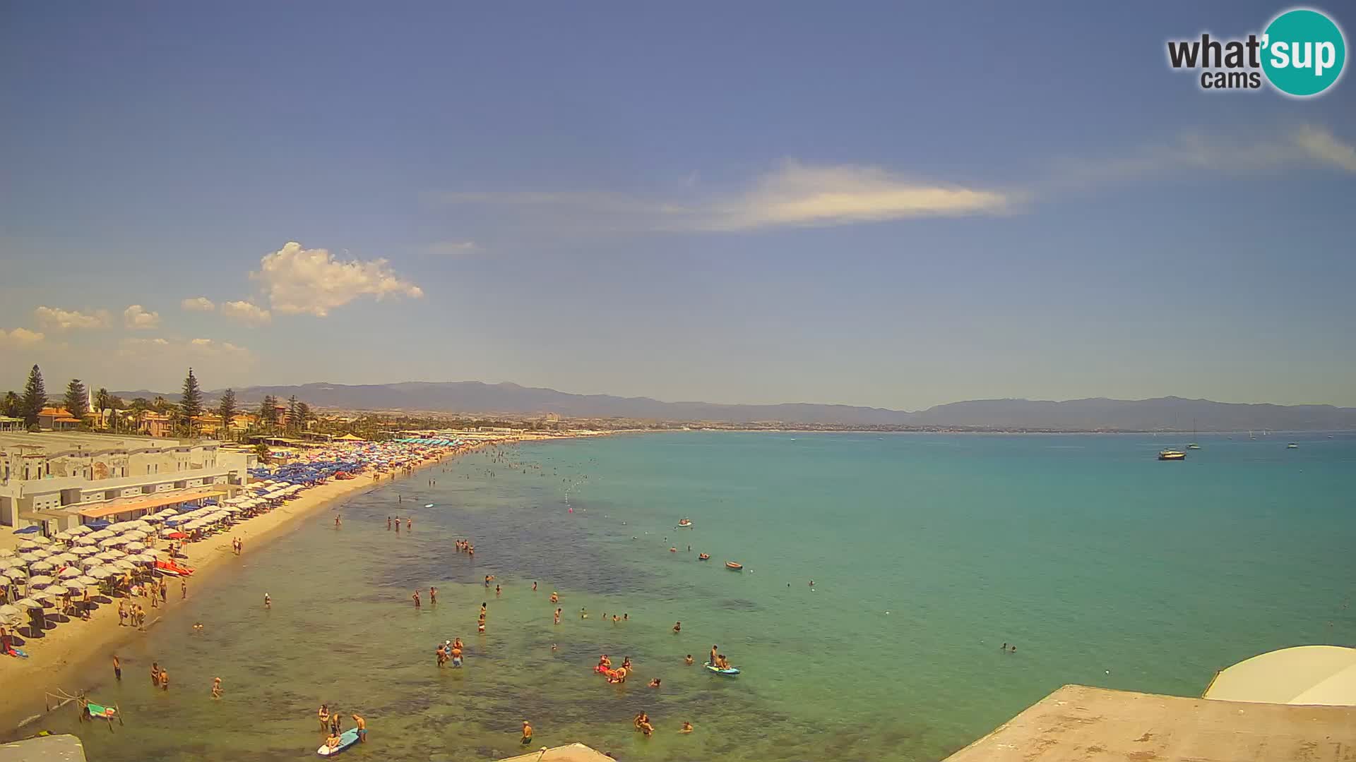 Live Webcam Golf von Cagliari – Strand Poetto – Sardinien