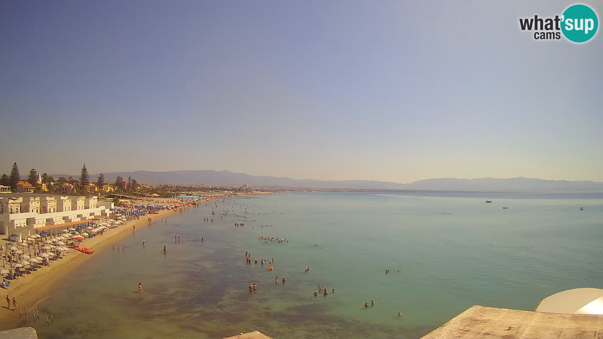 Live Webcam Golf von Cagliari – Strand Poetto – Sardinien