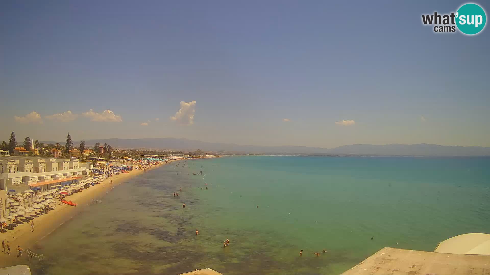 Live Webcam Golf von Cagliari – Strand Poetto – Sardinien