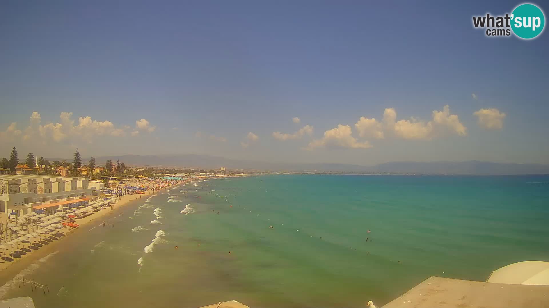 Live Webcam Gulf of Cagliari – Poetto beach – Sardinia