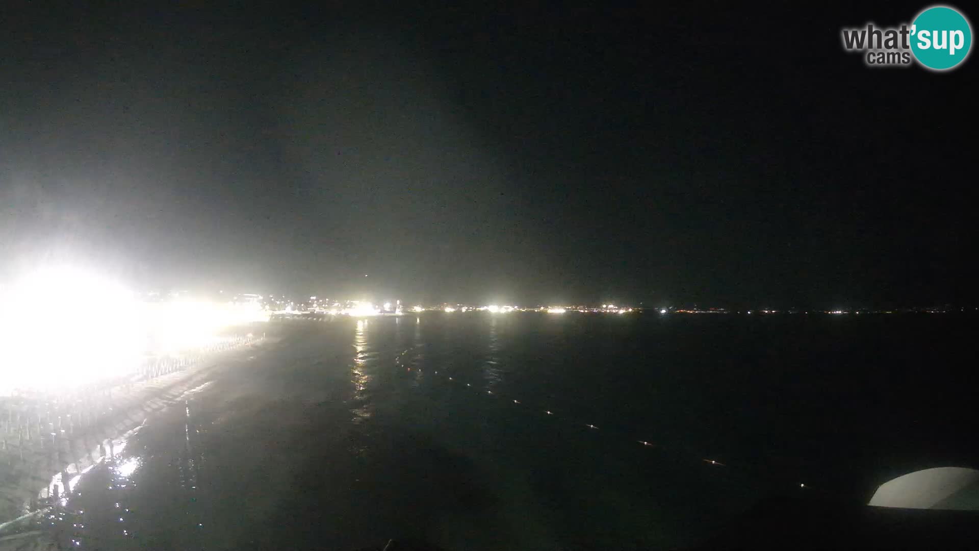 Camera en vivo Golfo de Cagliari – Playa del Poetto – Cerdeña