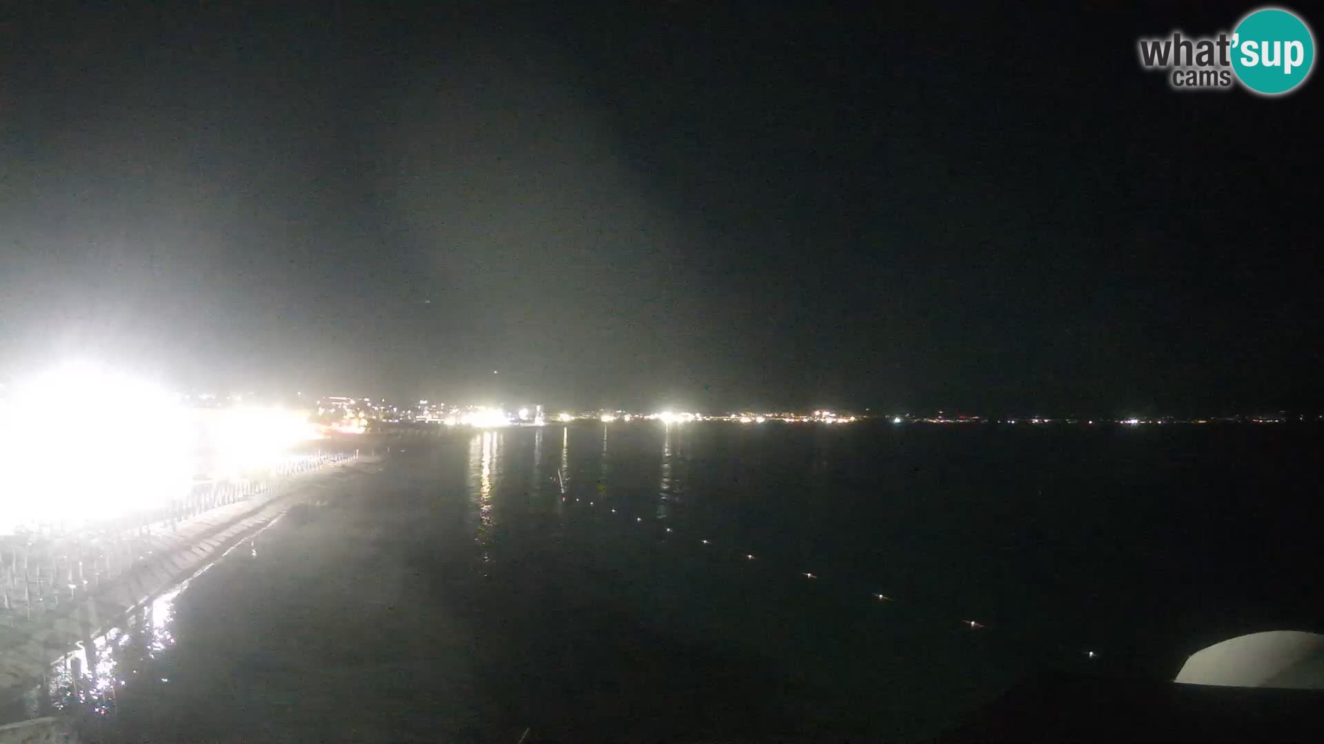 Web kamera uživo Cagliarski zaljev – plaža Poetto – Sardinija