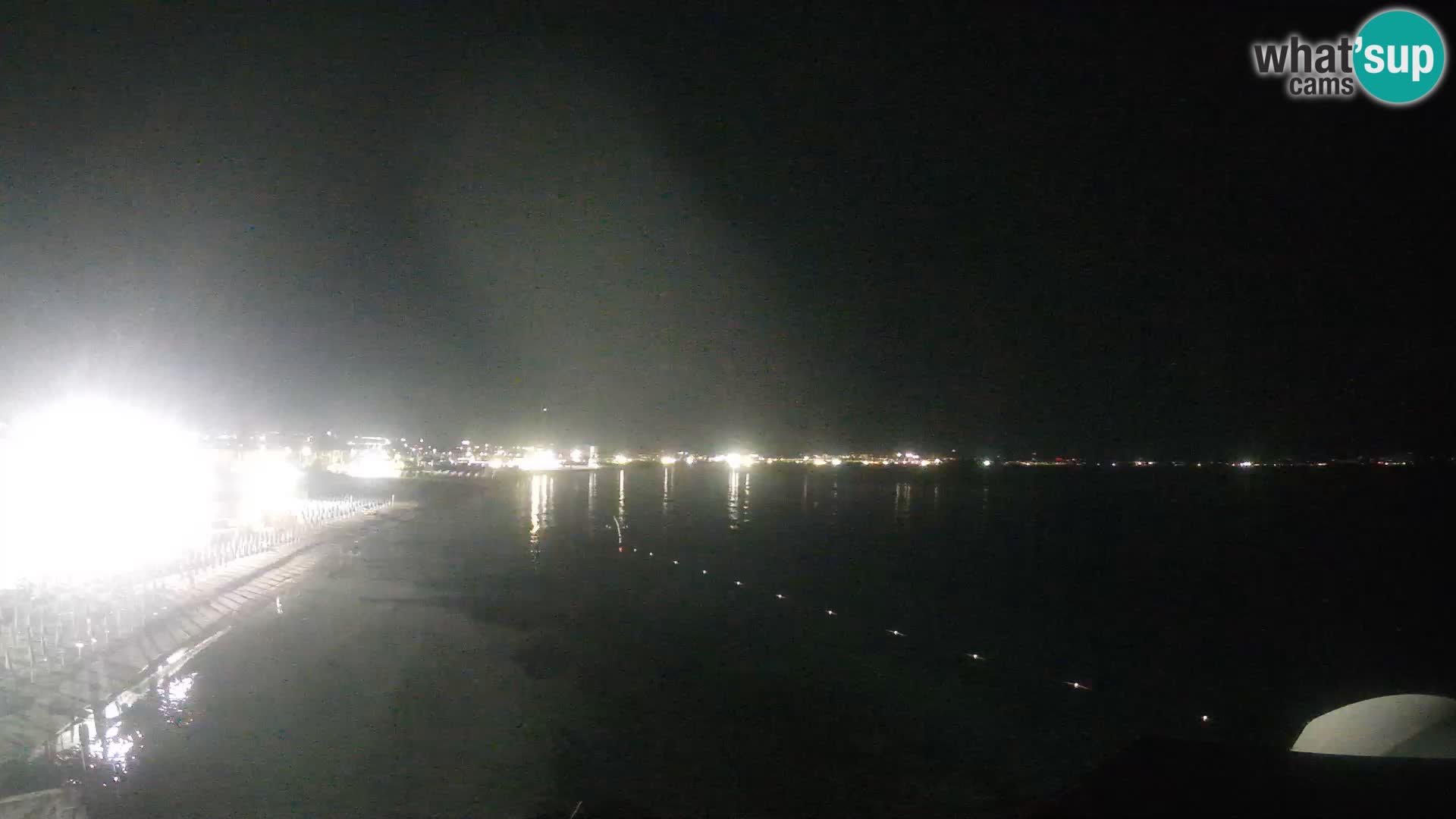 Spletna kamera v živo Cagliarski zaliv – plaža Poetto – Sardinija