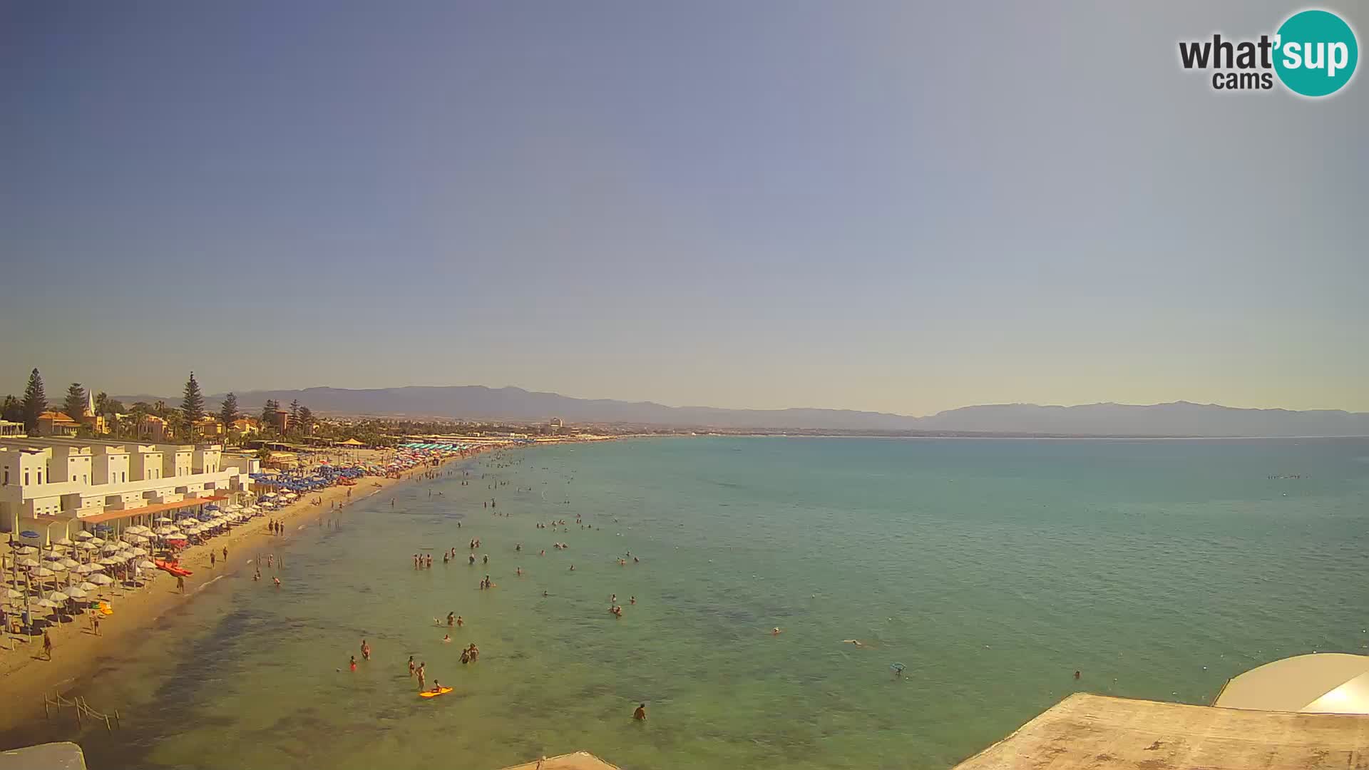 Live Webcam Gulf of Cagliari – Poetto beach – Sardinia