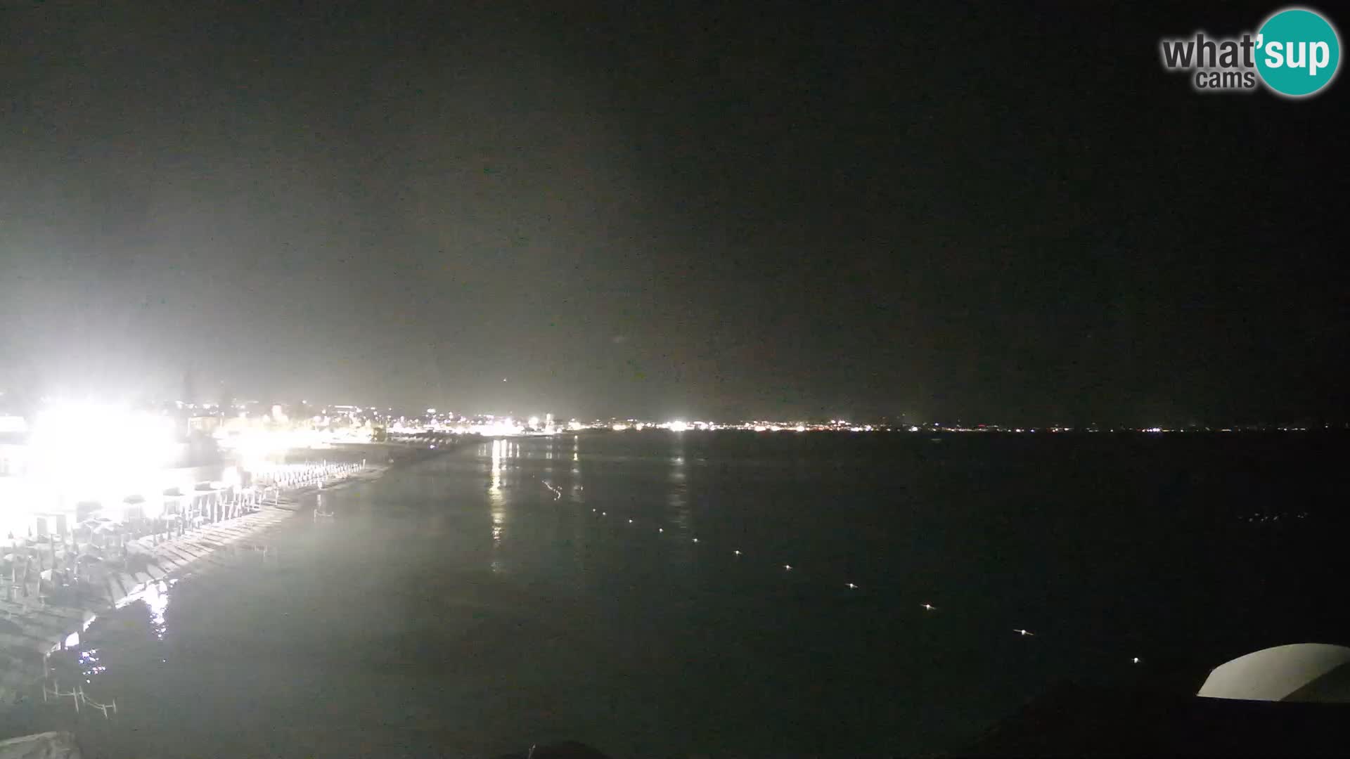 Webcam en direct Golfe de Cagliari – Plage du Poetto – Sardaigne