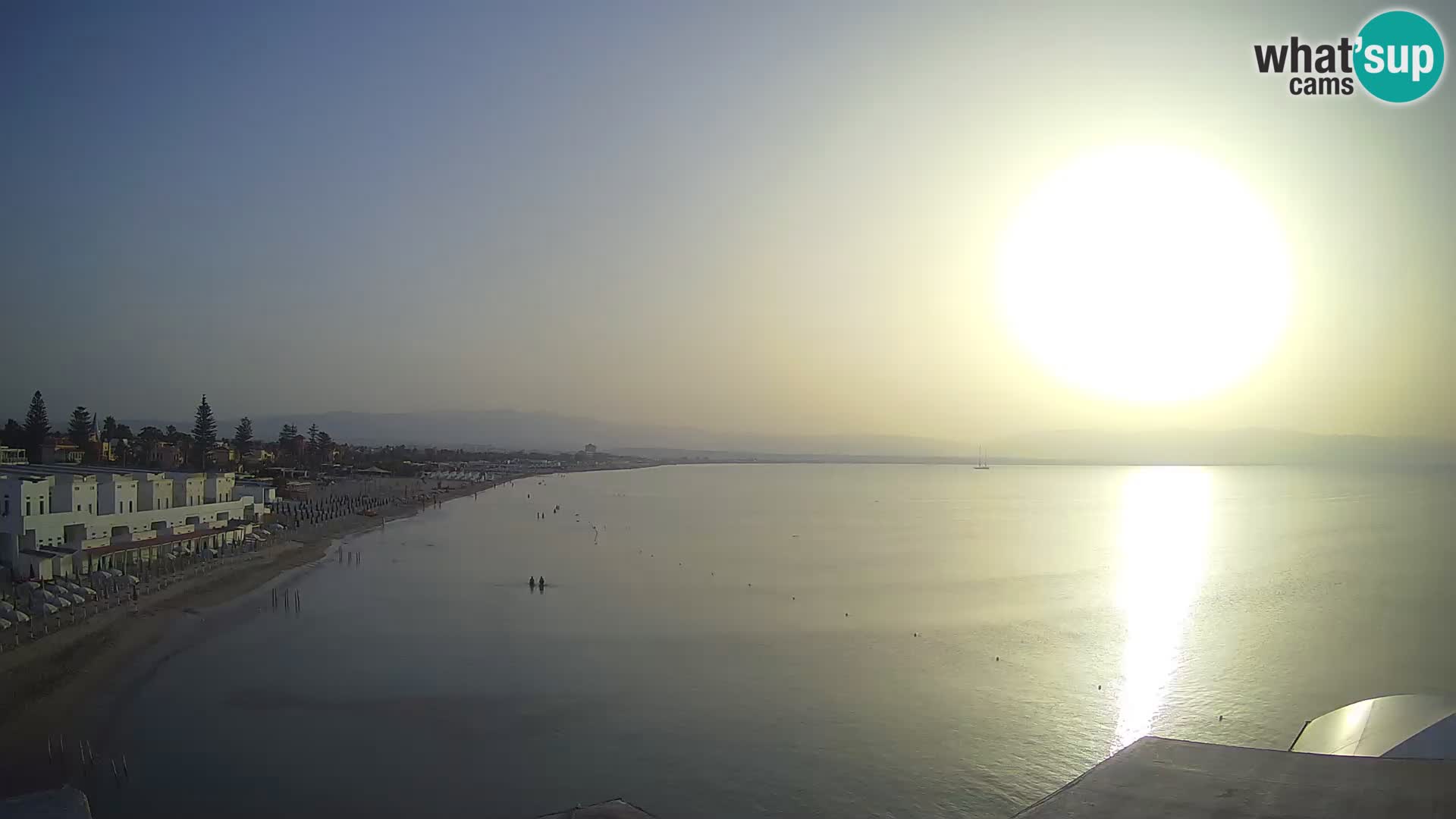 Live Webcam Golf von Cagliari – Strand Poetto – Sardinien
