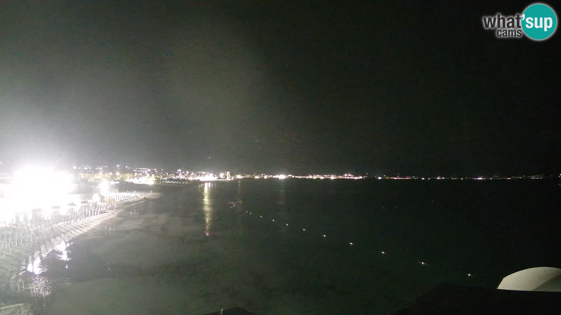 Camera en vivo Golfo de Cagliari – Playa del Poetto – Cerdeña
