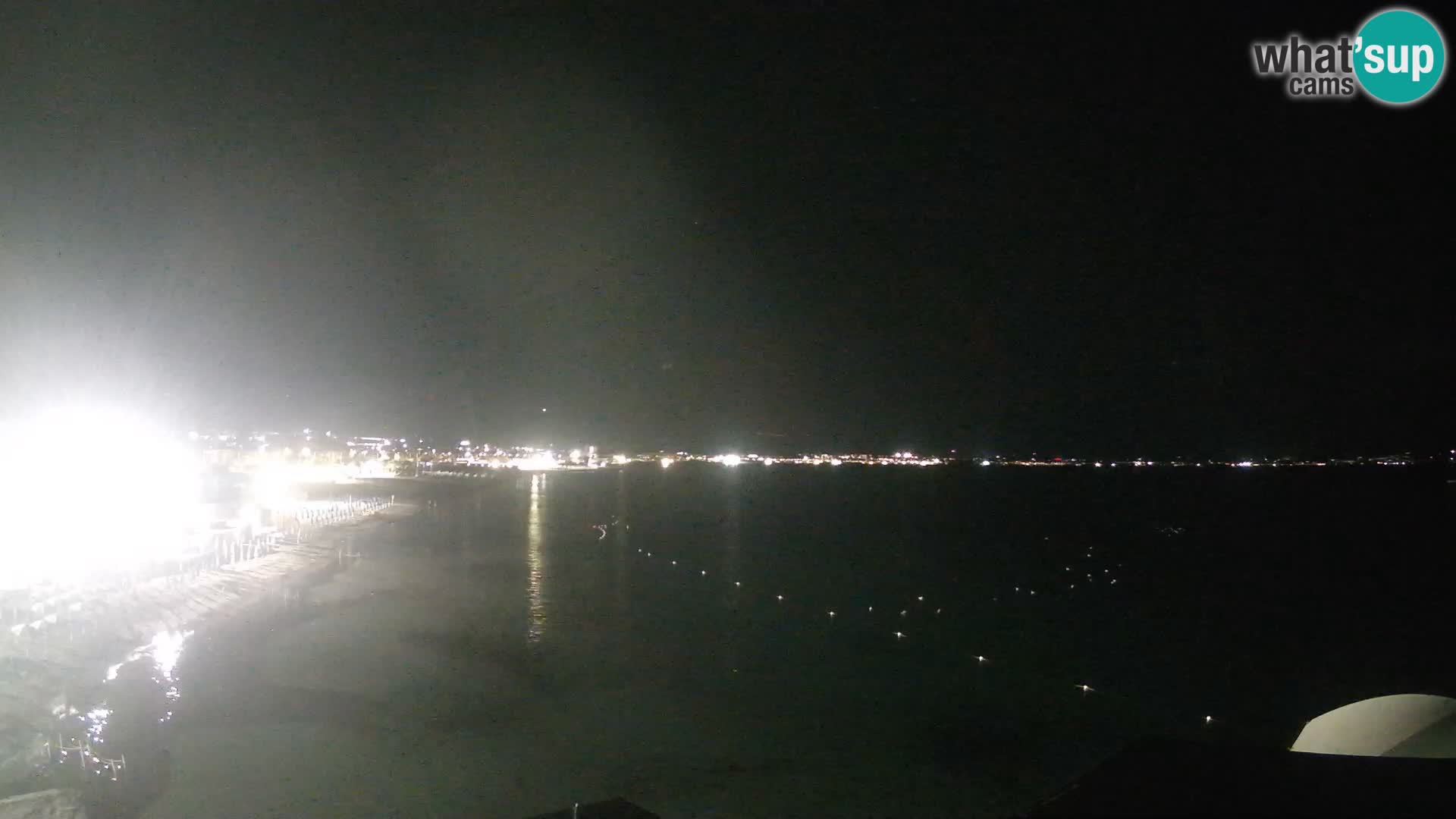 Spletna kamera v živo Cagliarski zaliv – plaža Poetto – Sardinija