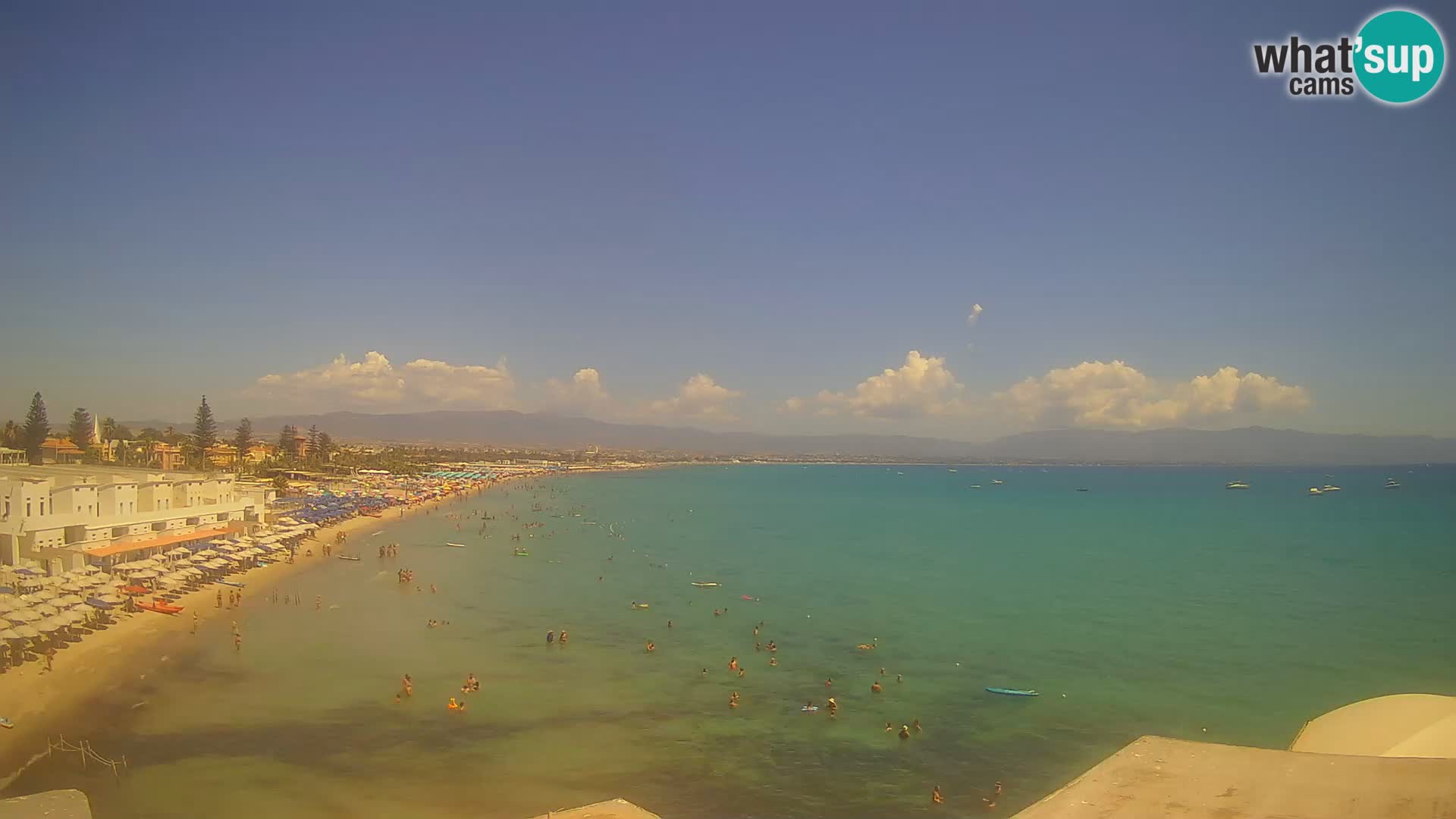 Live Webcam Gulf of Cagliari – Poetto beach – Sardinia