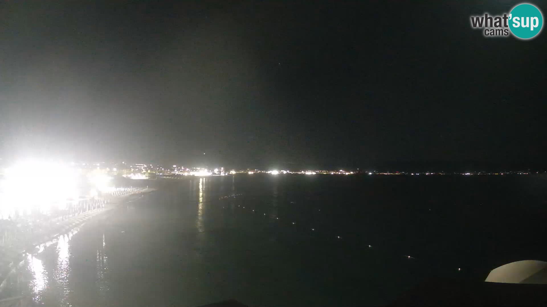 Spletna kamera v živo Cagliarski zaliv – plaža Poetto – Sardinija