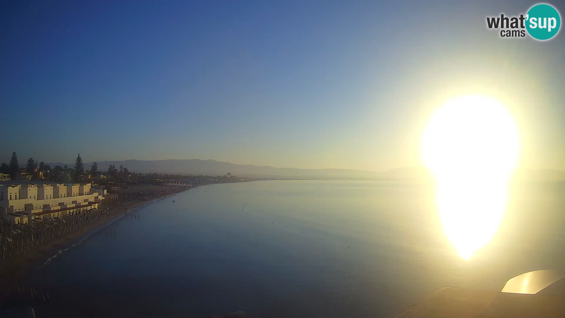 Live Webcam Golfo di Cagliari – Spiaggia del Poetto – Sardegna