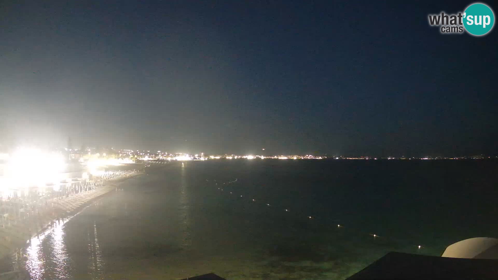 Camera en vivo Golfo de Cagliari – Playa del Poetto – Cerdeña