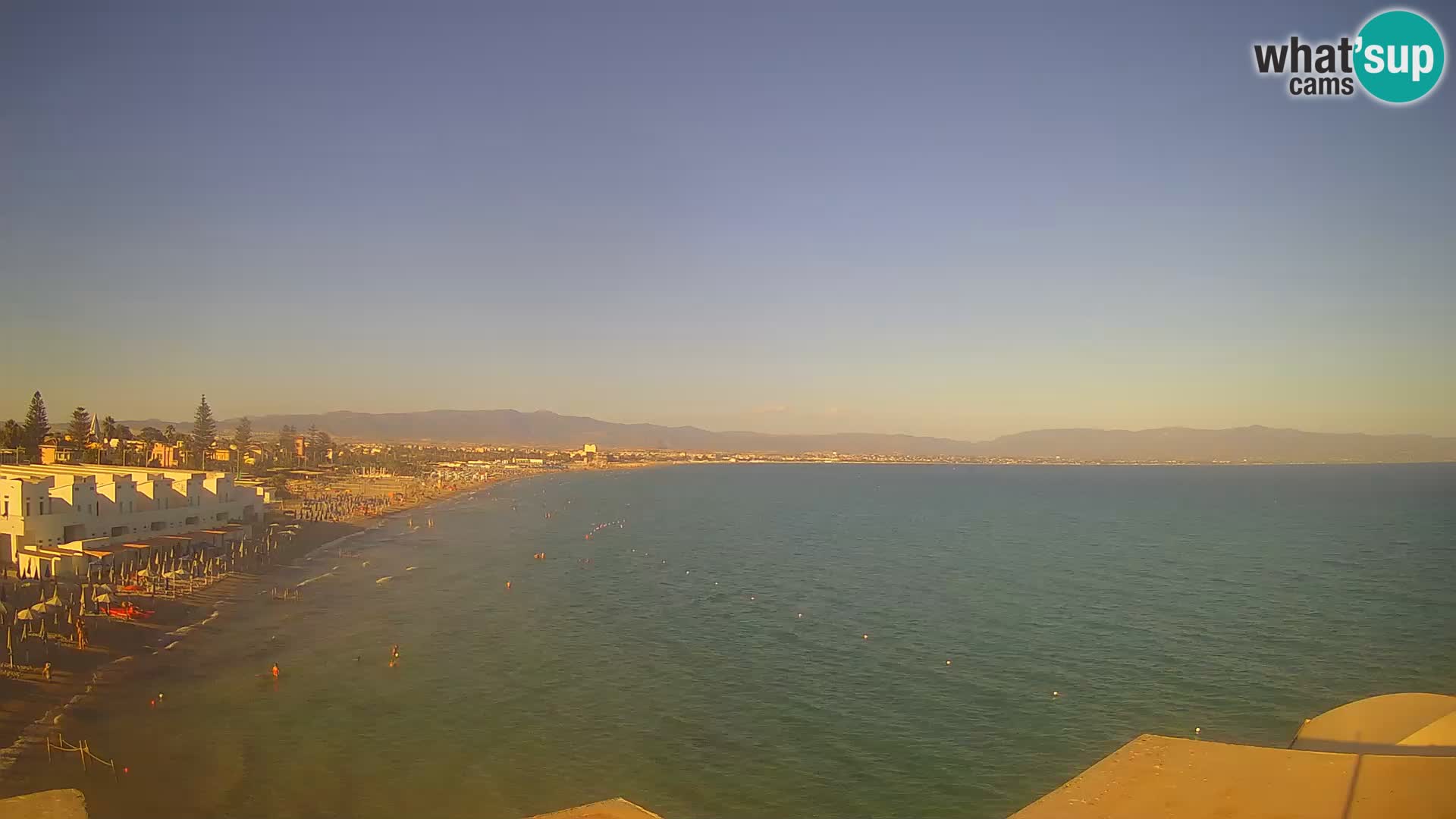 Live Webcam Gulf of Cagliari – Poetto beach – Sardinia