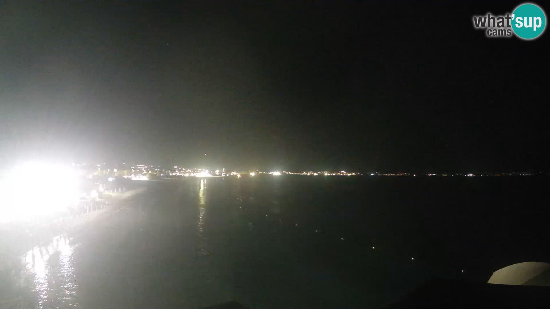 Webcam en direct Golfe de Cagliari – Plage du Poetto – Sardaigne