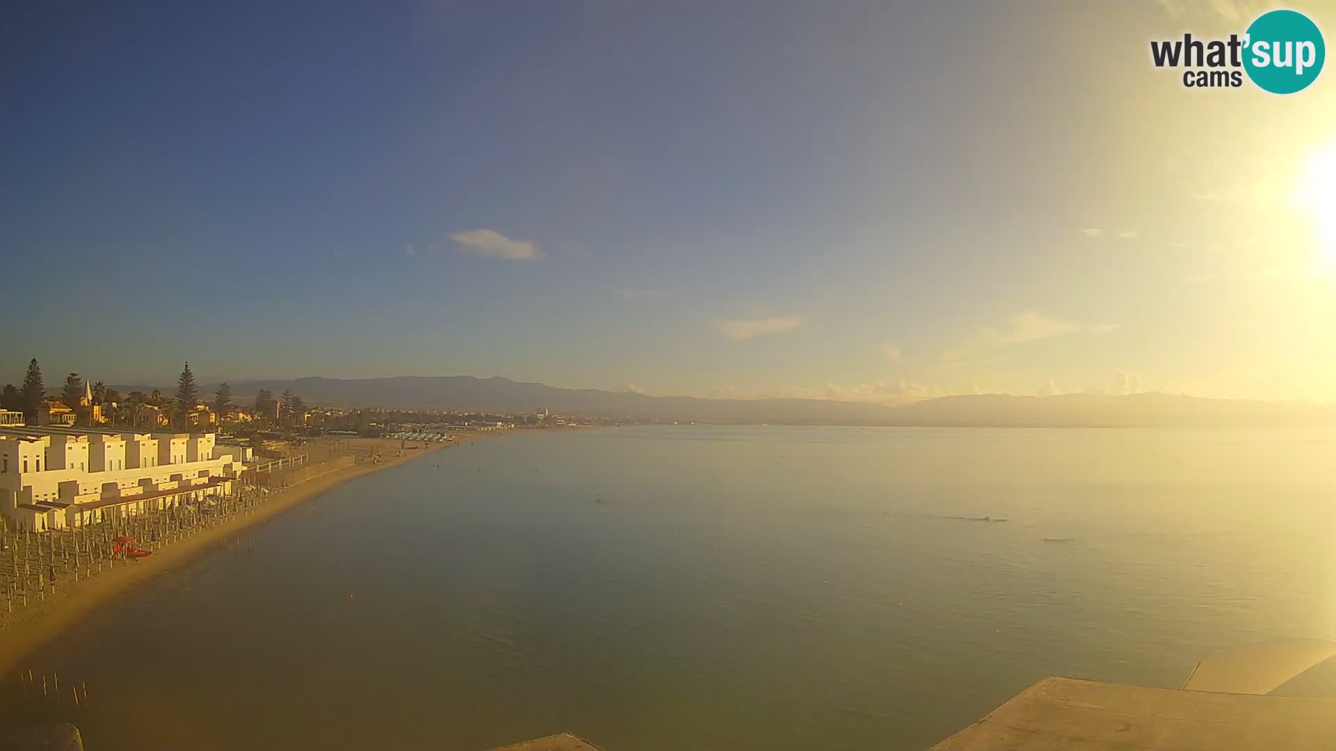 Live Webcam Golf von Cagliari – Strand Poetto – Sardinien