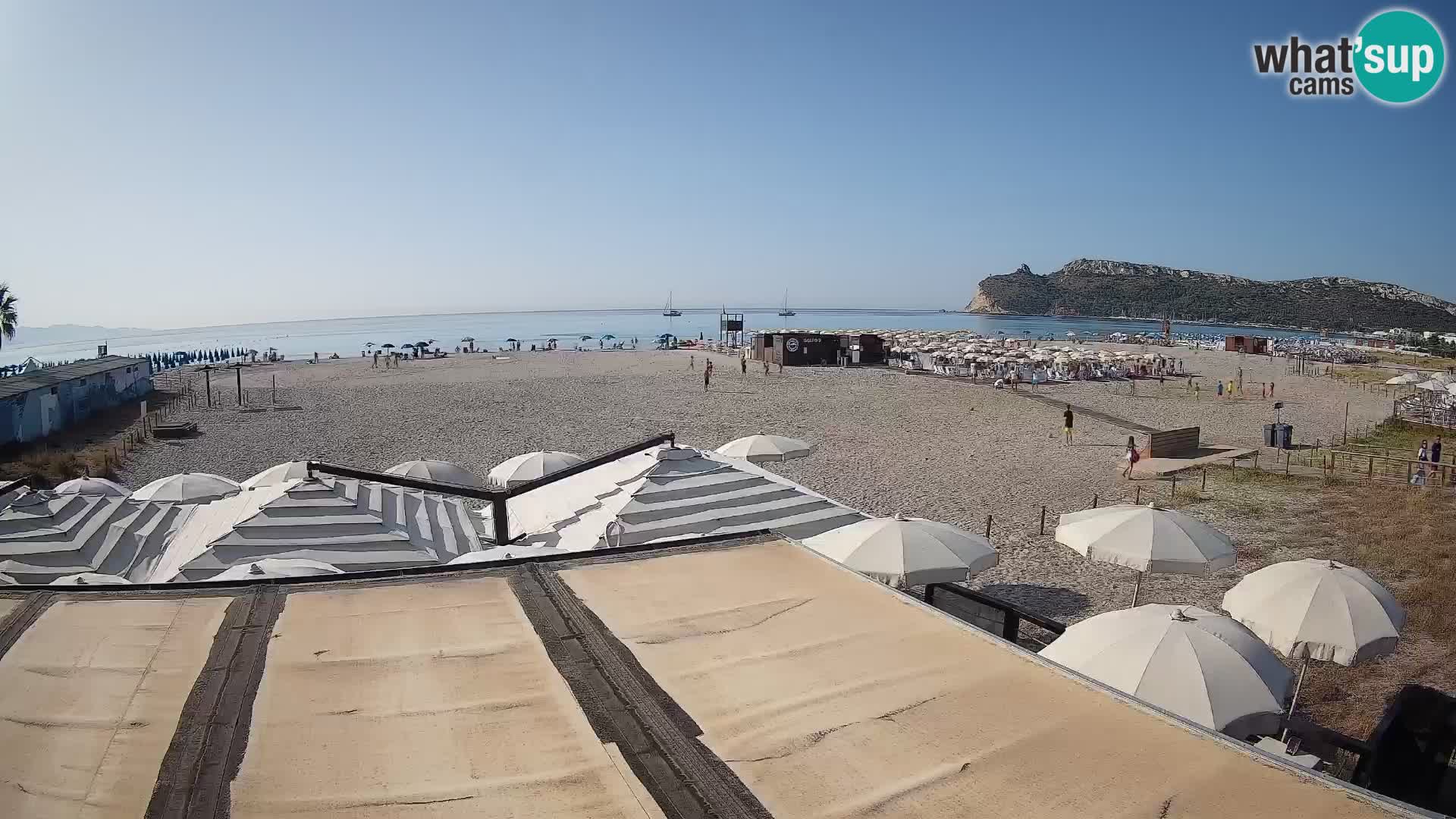 Poetto beach webcam | Cagliari | Sardinia