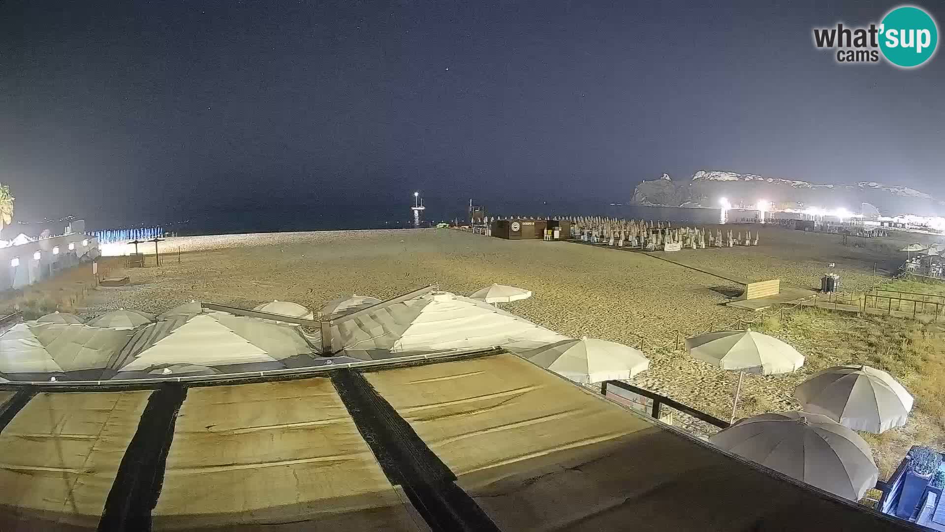 Poetto beach webcam | Cagliari | Sardinia