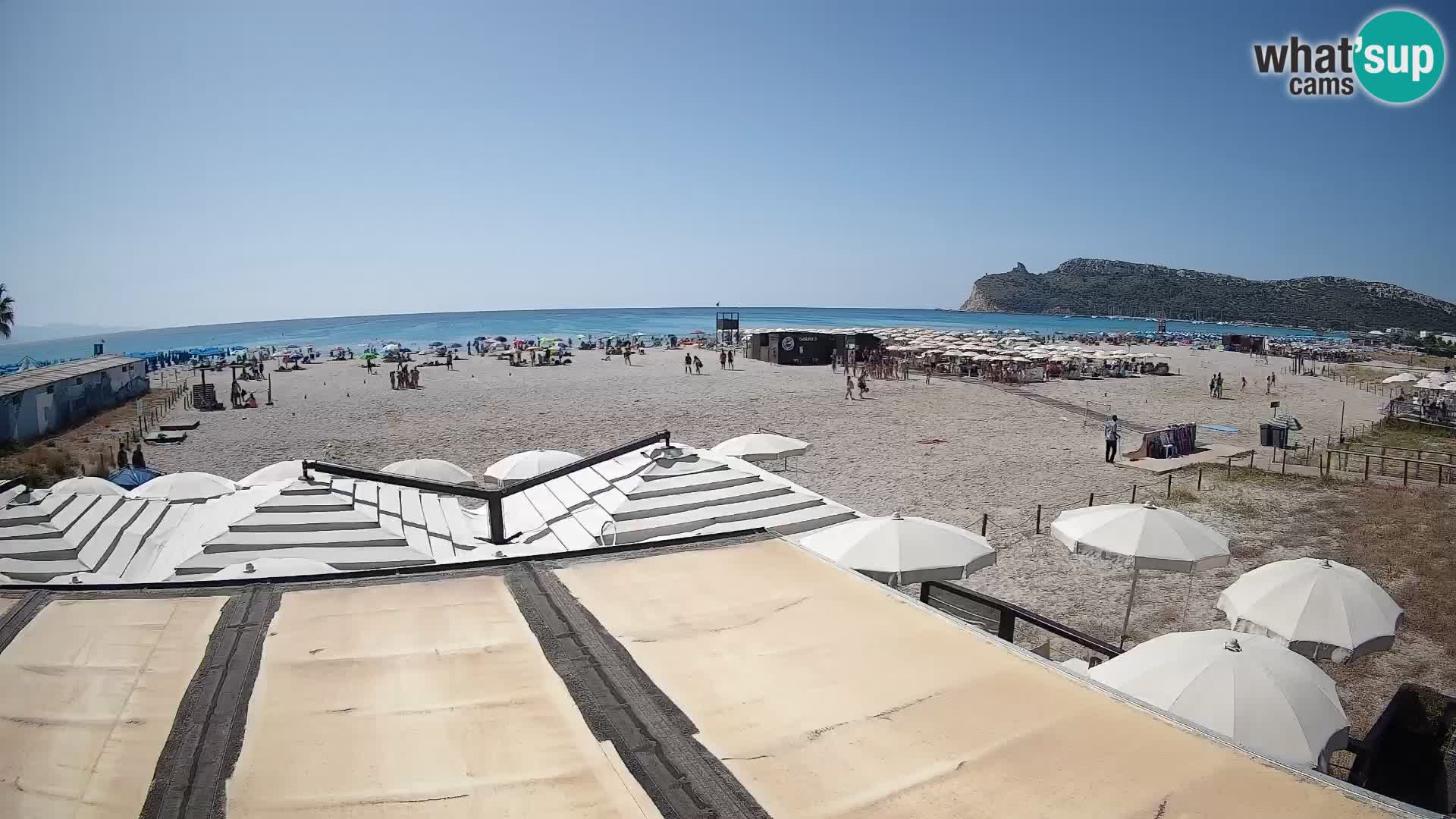 Poetto beach webcam | Cagliari | Sardinia