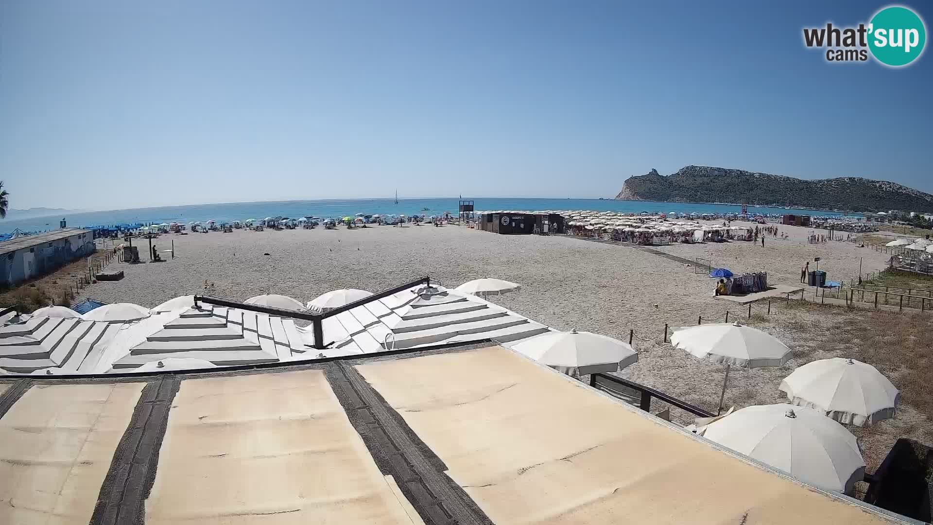 Poetto beach webcam | Cagliari | Sardinia