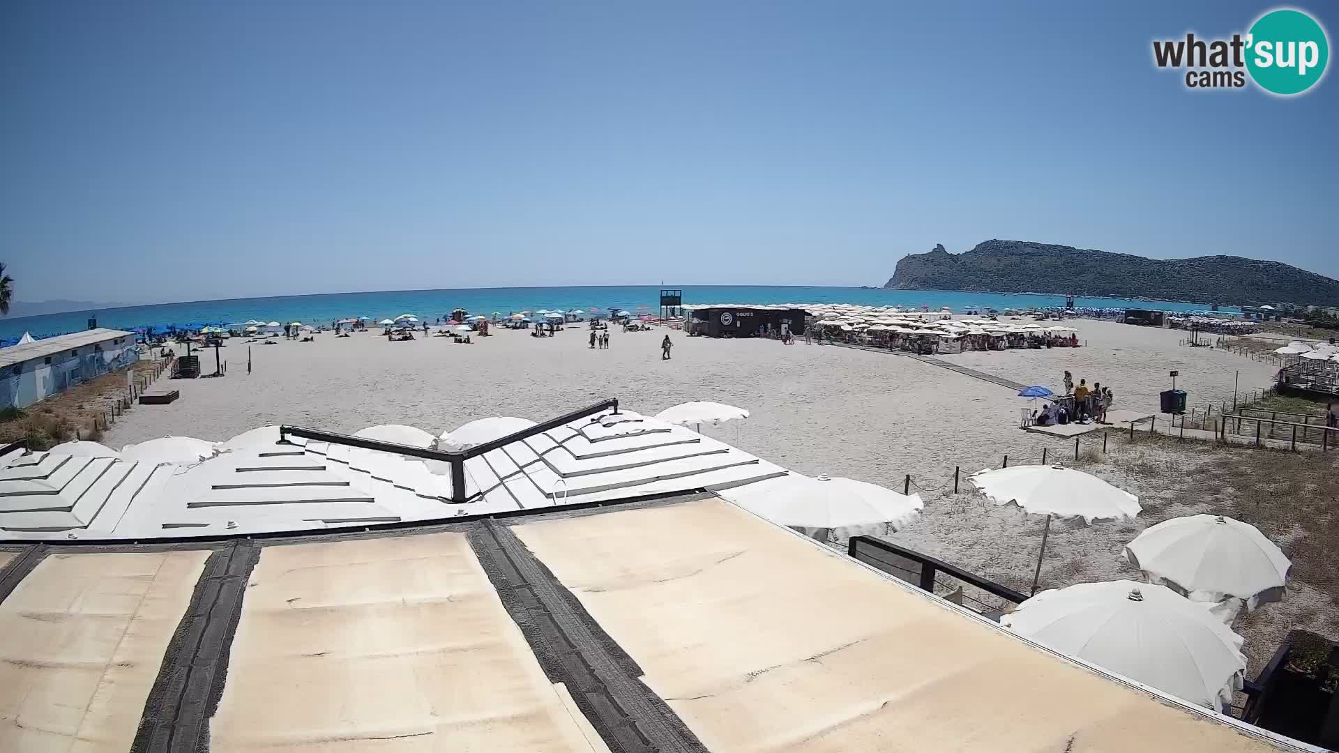 Poetto beach webcam | Cagliari | Sardinia